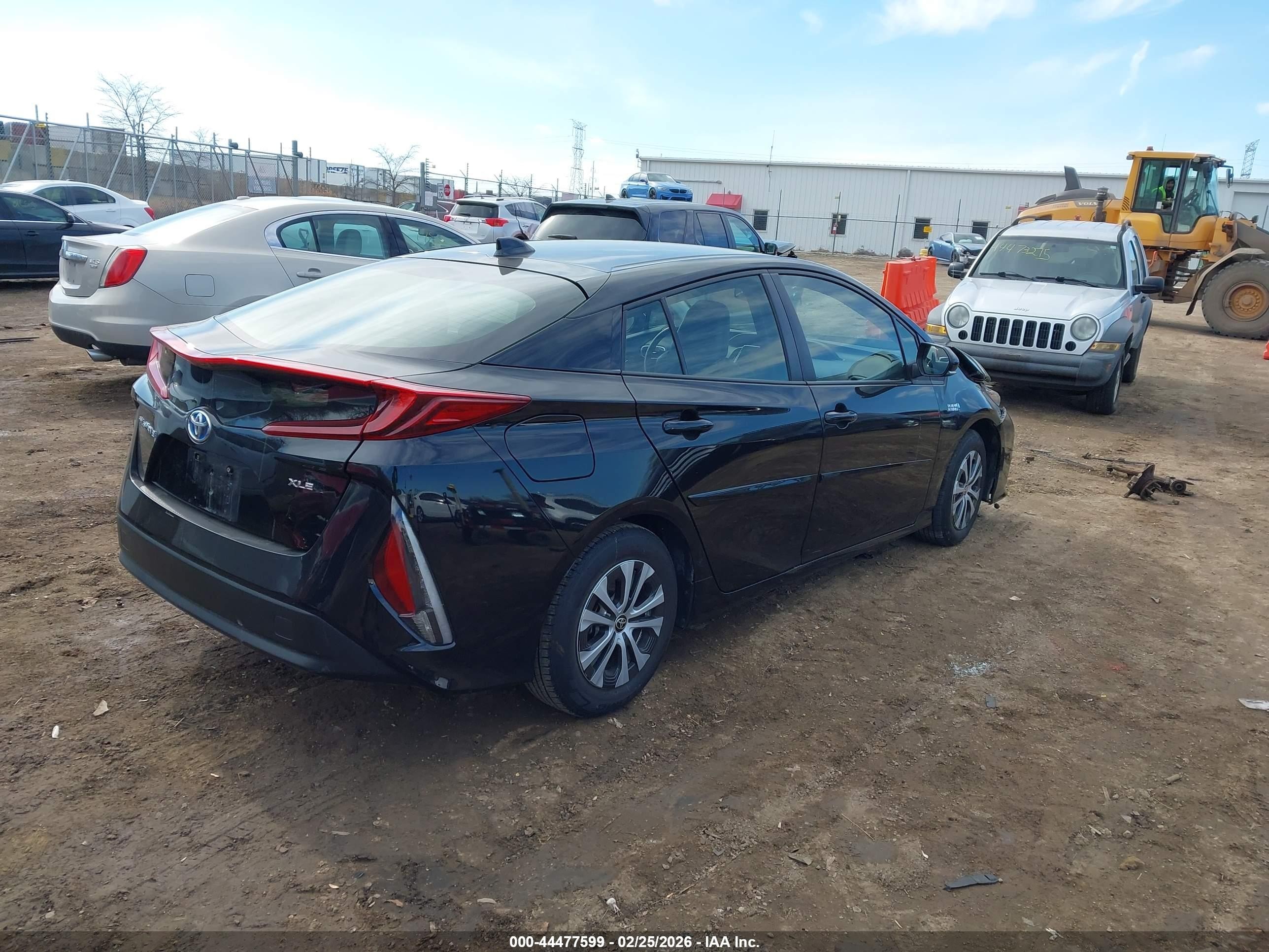 2022 Toyota Prius Prime Xle Black vin: JTDKAMFP4N3202251