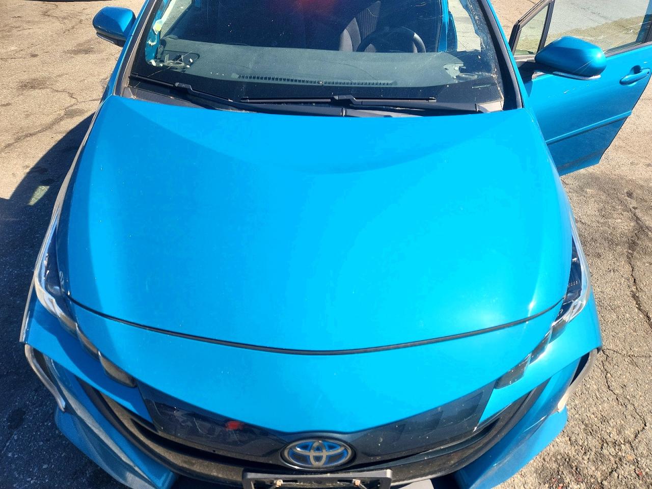 2022 Toyota Prius Prime Le Blue vin: JTDKAMFP6N3203613