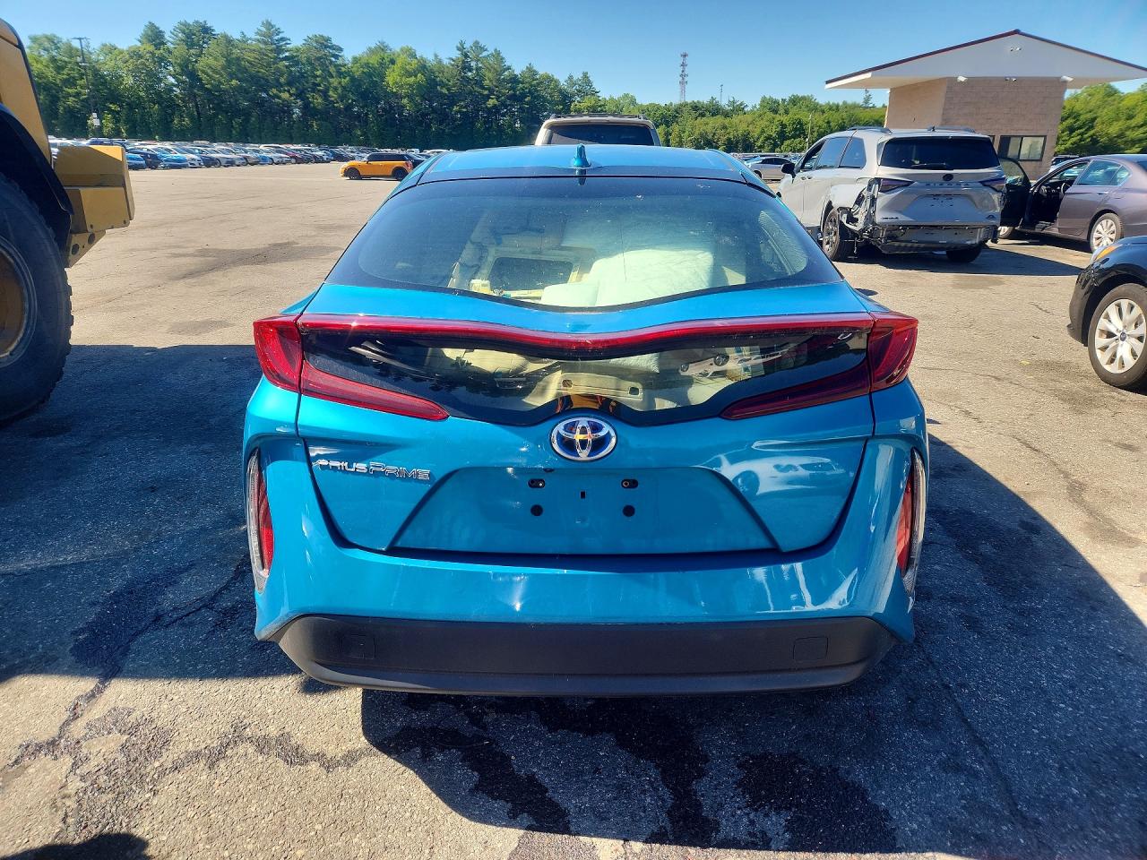 2022 Toyota Prius Prime Le Blue vin: JTDKAMFP6N3203613