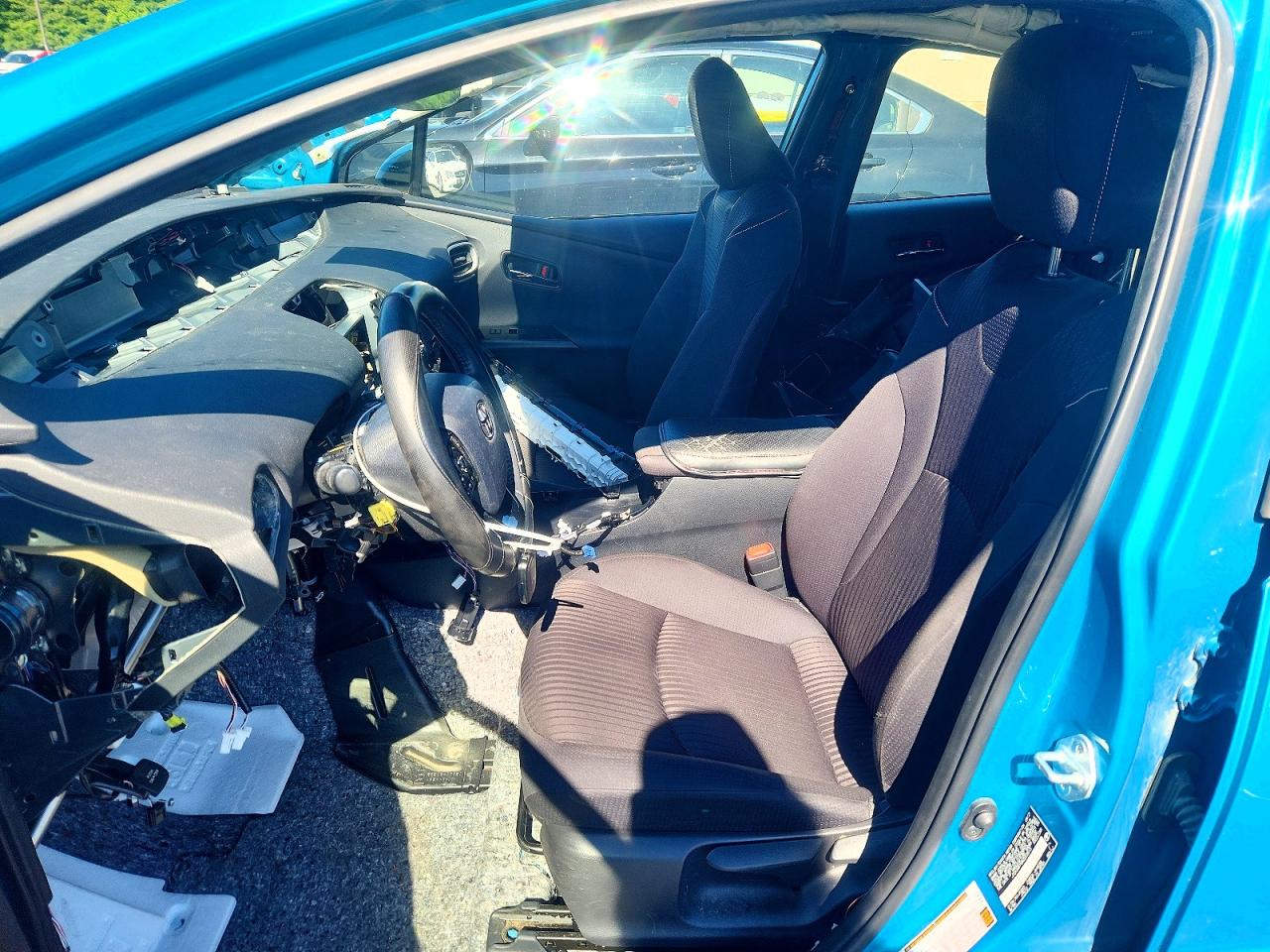 2022 Toyota Prius Prime Le Blue vin: JTDKAMFP6N3203613