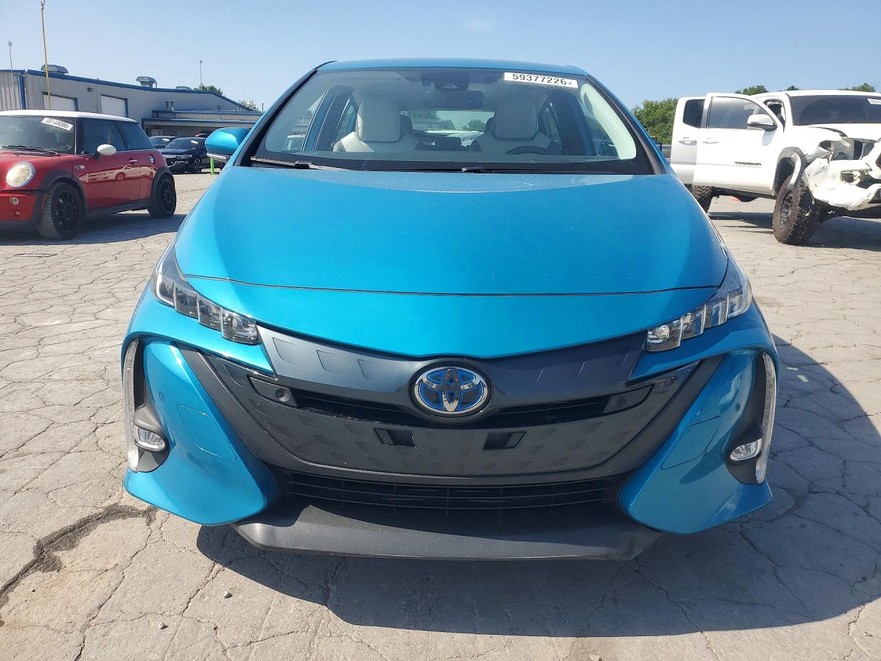 2022 Toyota Prius Prime Limited Синий vin: JTDKAMFP9N3213679