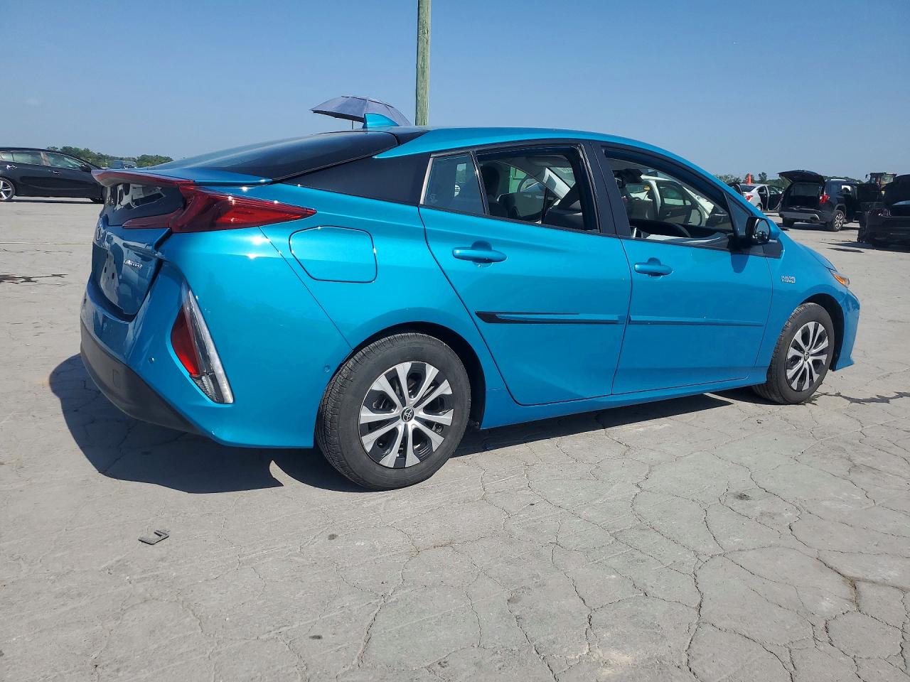 2022 Toyota Prius Prime Limited Синий vin: JTDKAMFP9N3213679