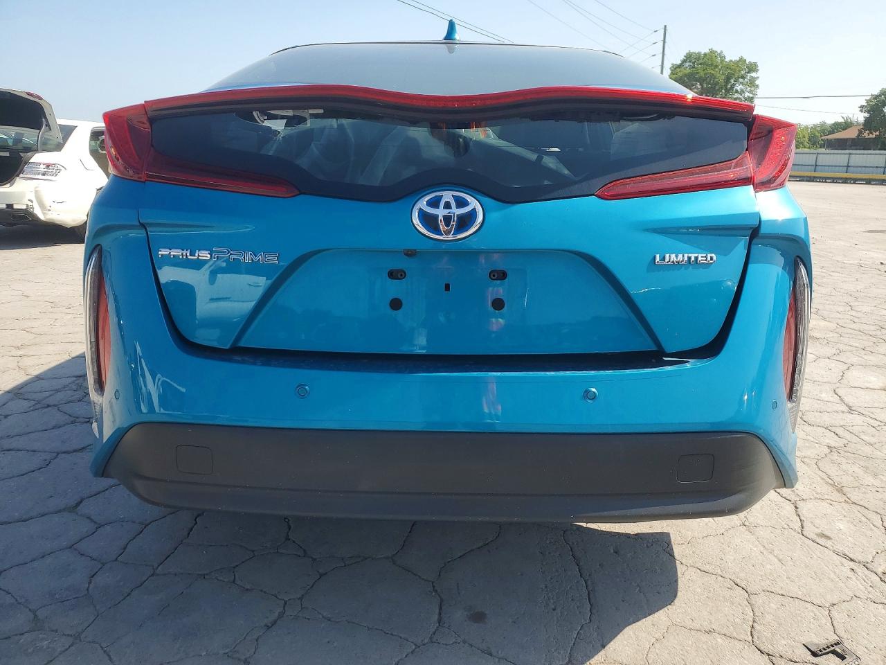 2022 Toyota Prius Prime Limited Синий vin: JTDKAMFP9N3213679