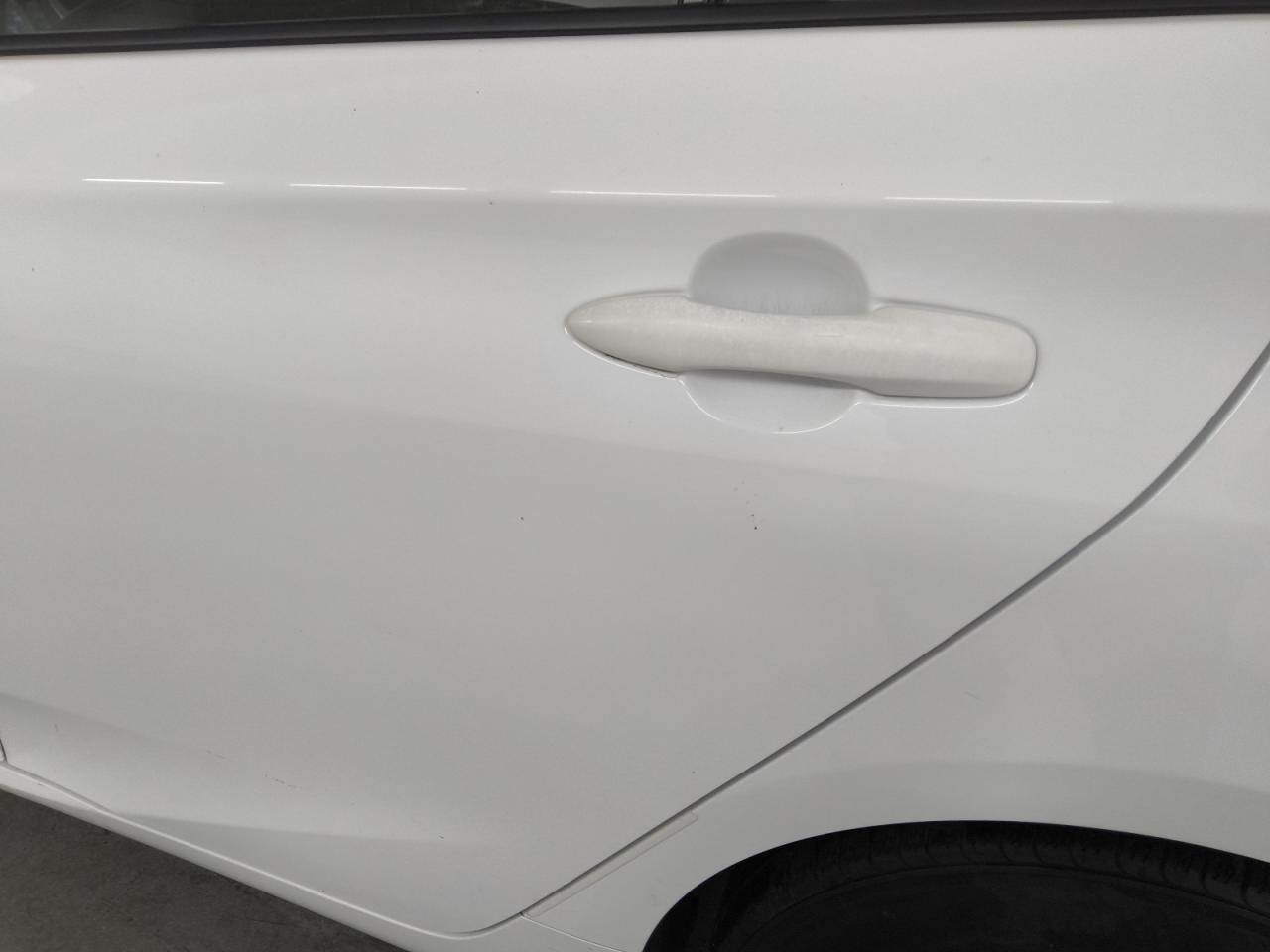 2021 Toyota Prius Le White vin: JTDKAMFU5M3148396 Damage: Left Rear Door, Heavy Scratch, 1 To 2 Inches
