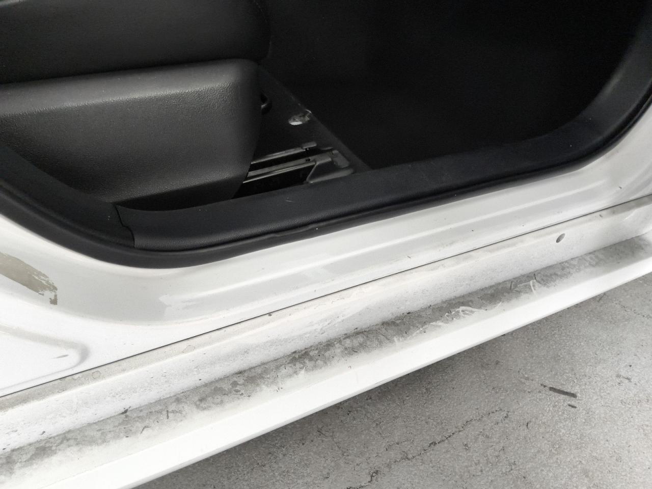 2021 Toyota Prius Le White vin: JTDKAMFU5M3148396 Damage: Right Rocker Panel, Heavy Scratch, 1 To 2 Inches