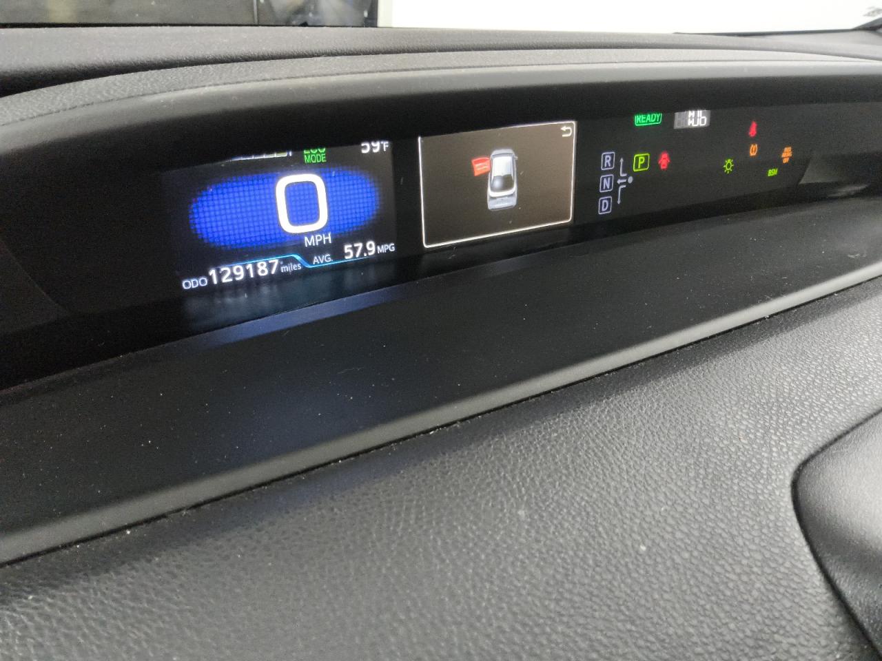 2021 Toyota Prius Le White vin: JTDKAMFU5M3148396 Damage: Warning - Tire Pressure, On, Unacceptable
