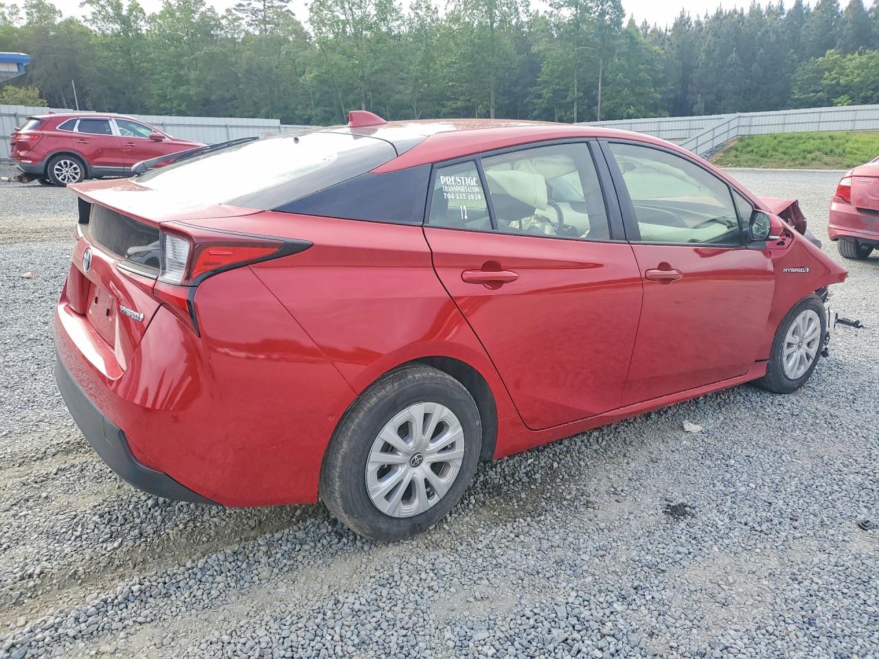2022 Toyota Prius Hybird Red vin: JTDKAMFU6N3162096