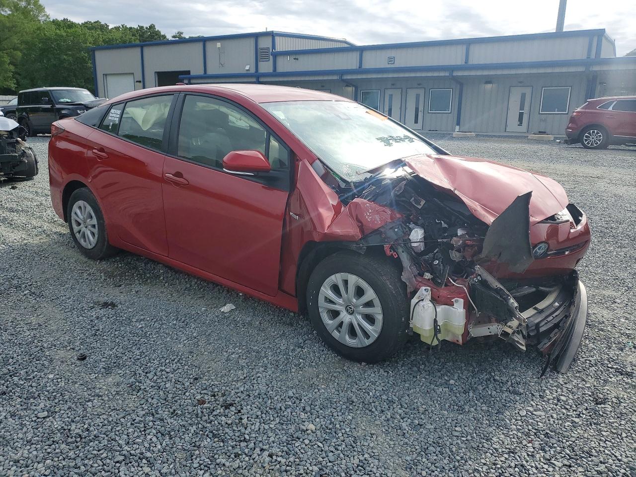 2022 Toyota Prius Hybird Red vin: JTDKAMFU6N3162096