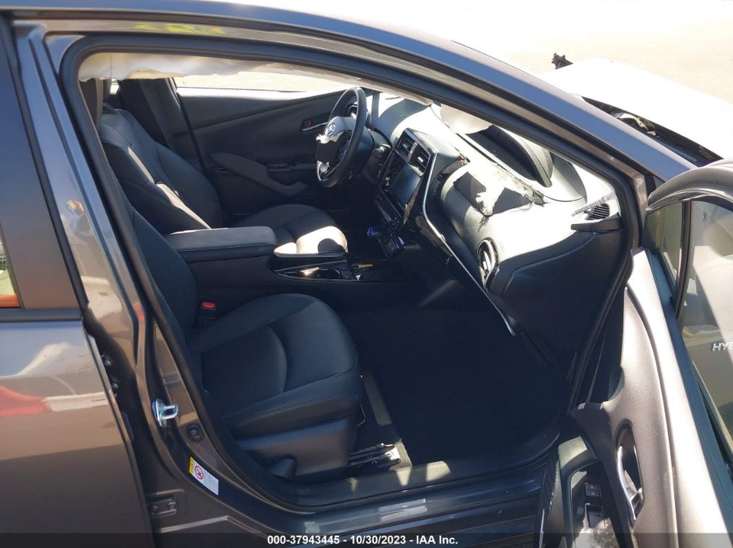2021 Toyota Prius Xle Gray vin: JTDKAMFU7M3144074