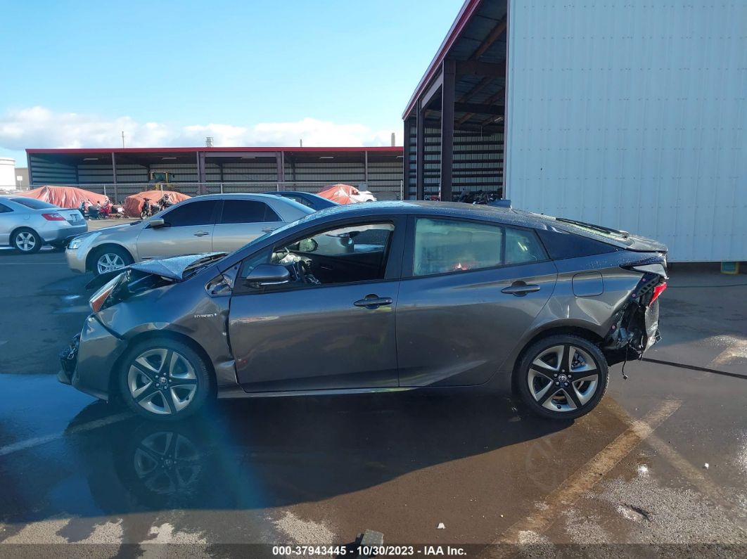 2021 Toyota Prius Xle Gray vin: JTDKAMFU7M3144074