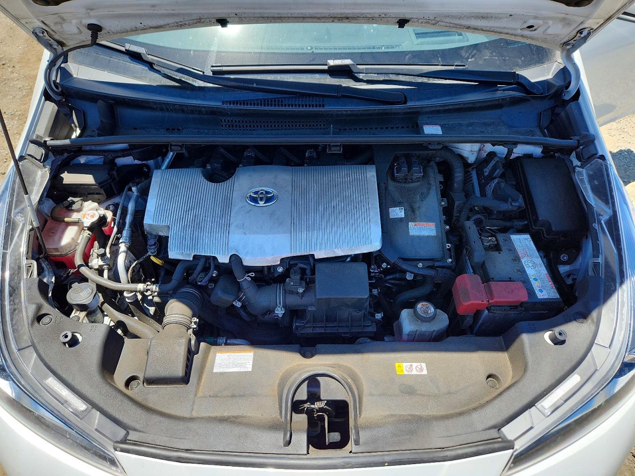 2022 Toyota Prius Xle White vin: JTDKAMFU8N3186156