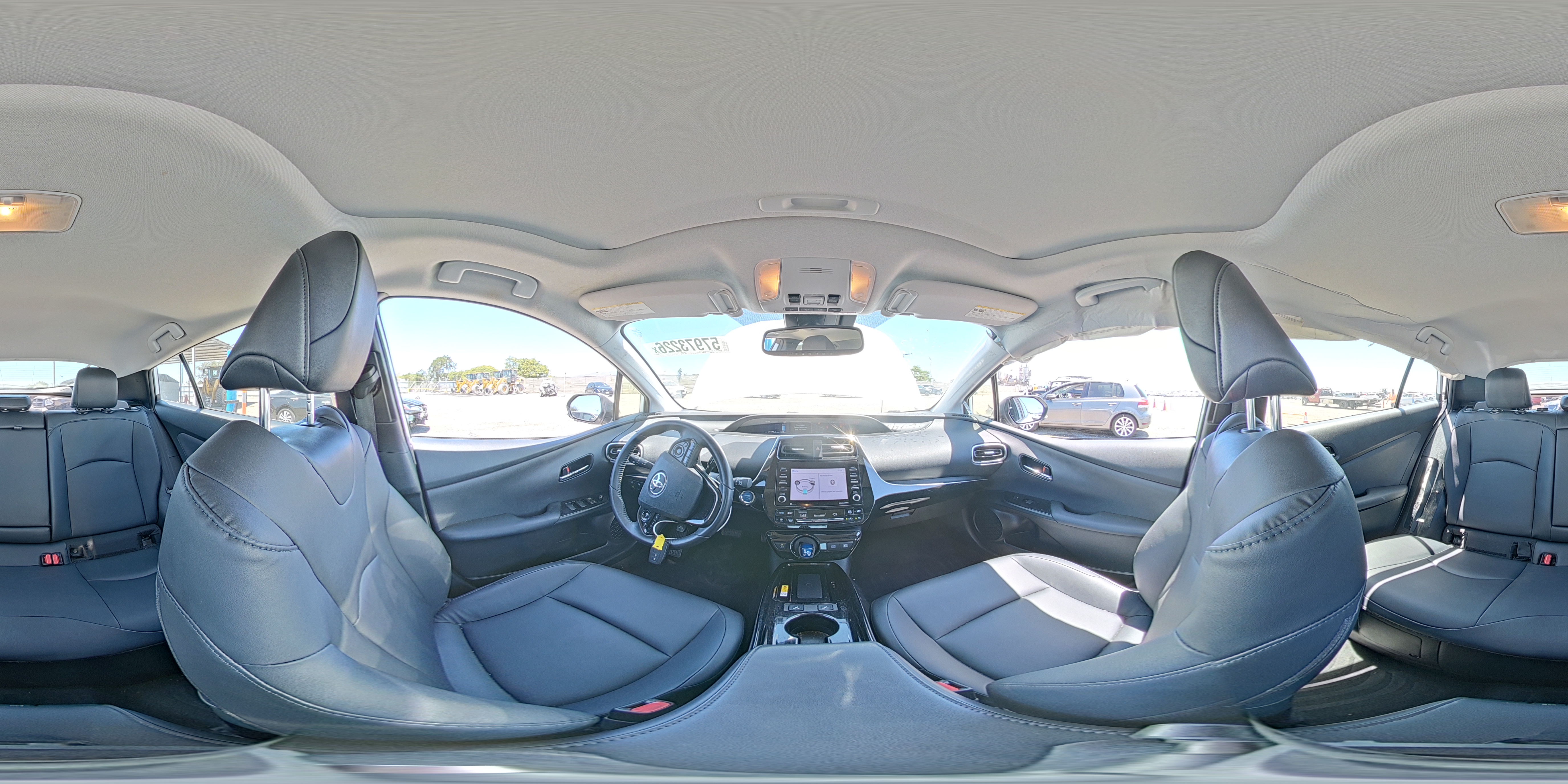 2022 Toyota Prius Xle White vin: JTDKAMFU8N3186156
