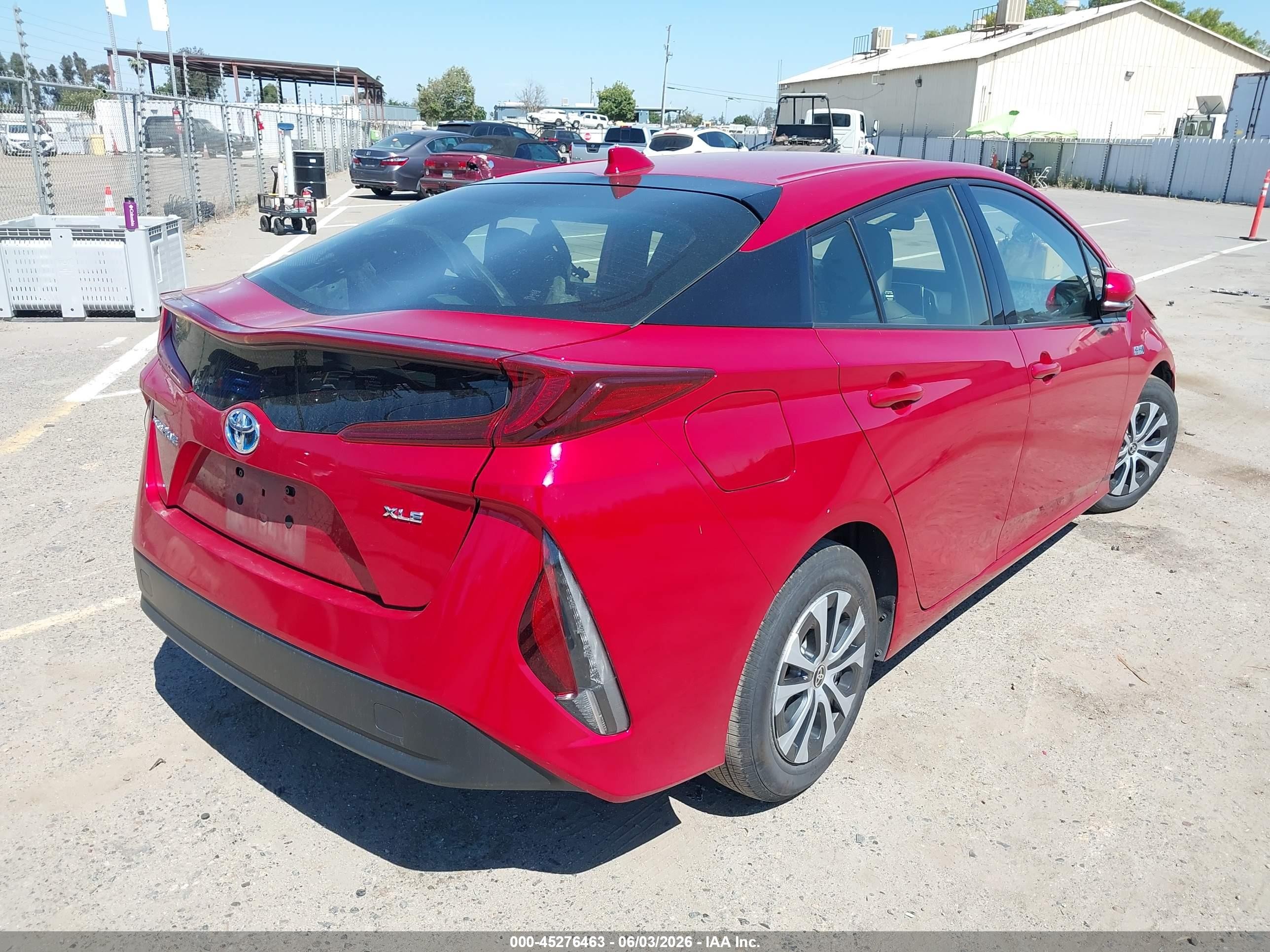 2020 Toyota Prius Prime Xle Красный vin: JTDKARFP1L3128295