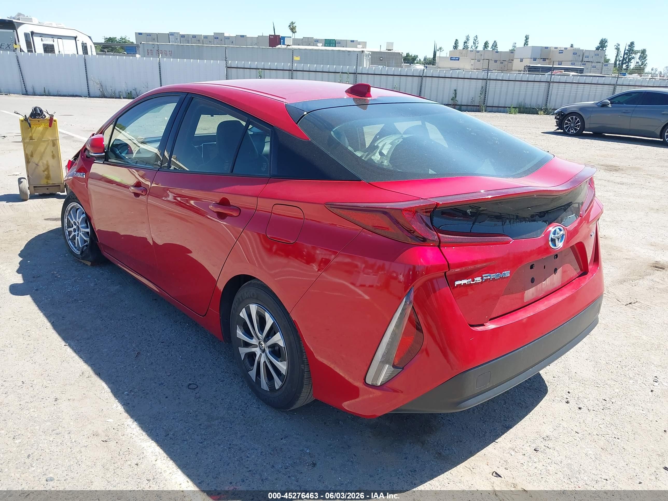 2020 Toyota Prius Prime Xle Красный vin: JTDKARFP1L3128295
