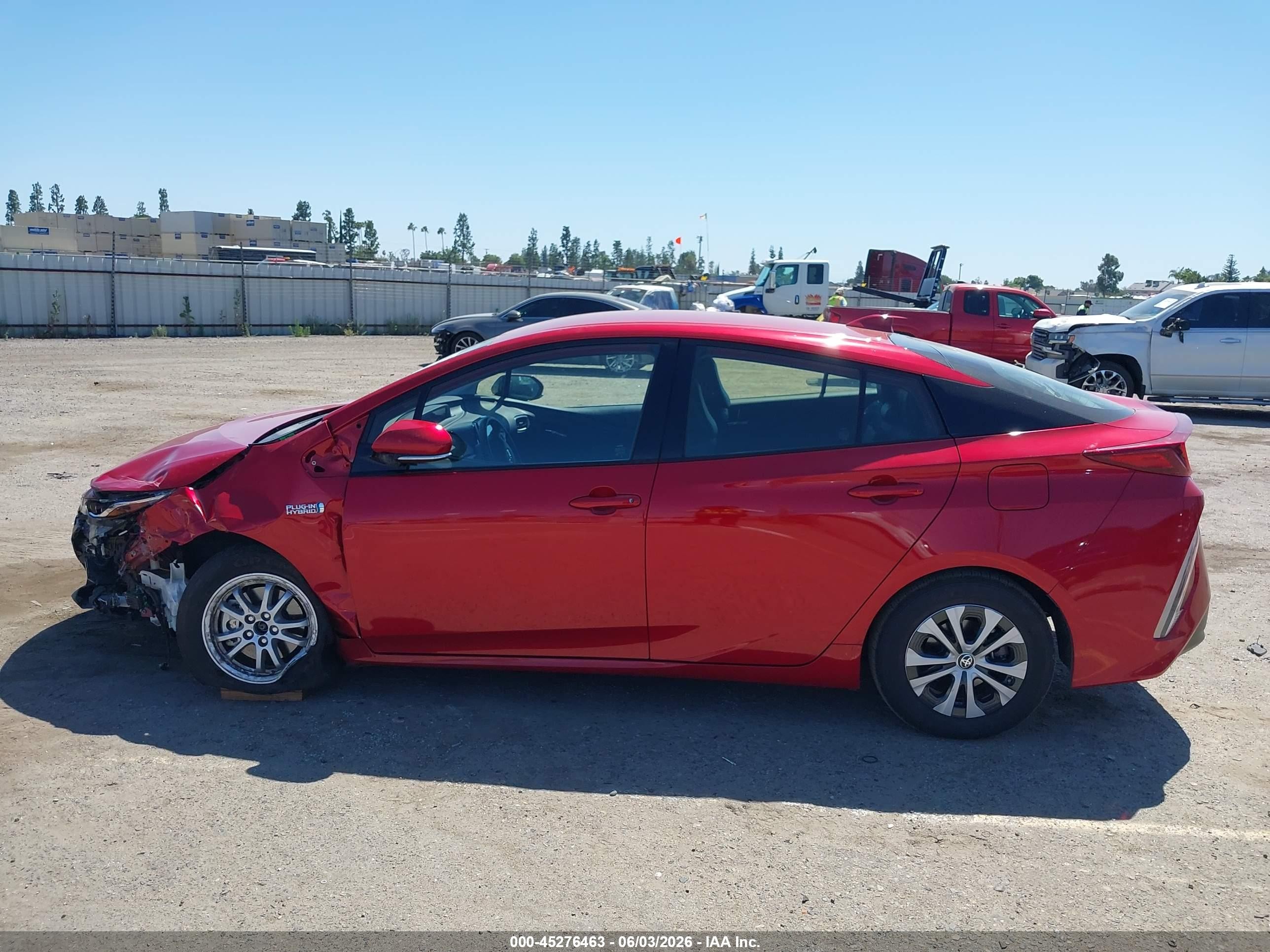 2020 Toyota Prius Prime Xle Красный vin: JTDKARFP1L3128295