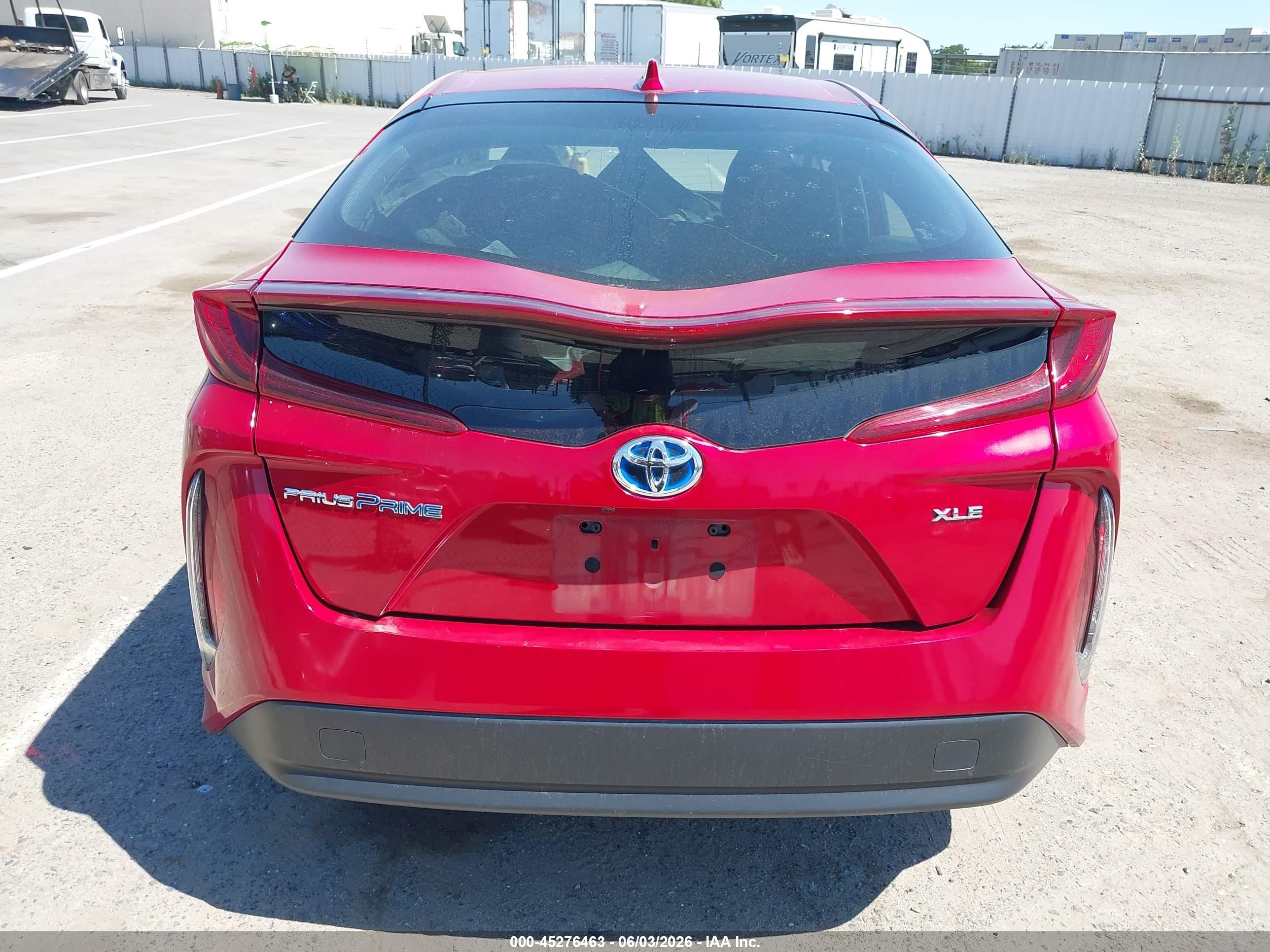 2020 Toyota Prius Prime Xle Красный vin: JTDKARFP1L3128295
