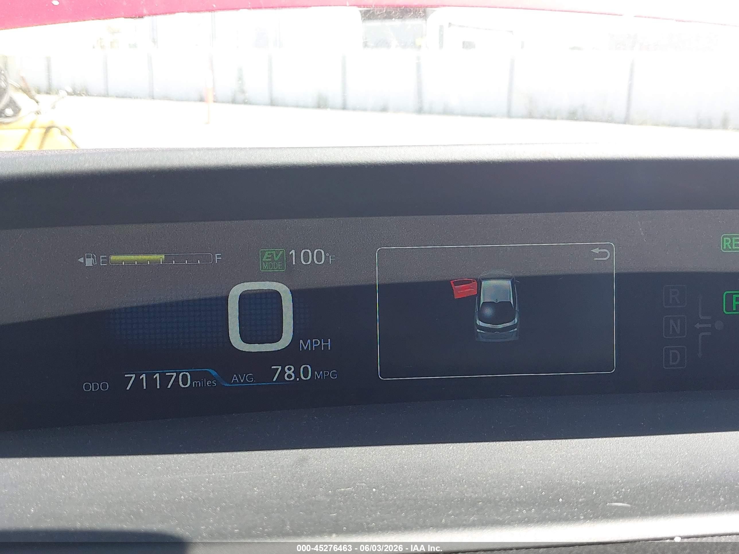 2020 Toyota Prius Prime Xle Красный vin: JTDKARFP1L3128295