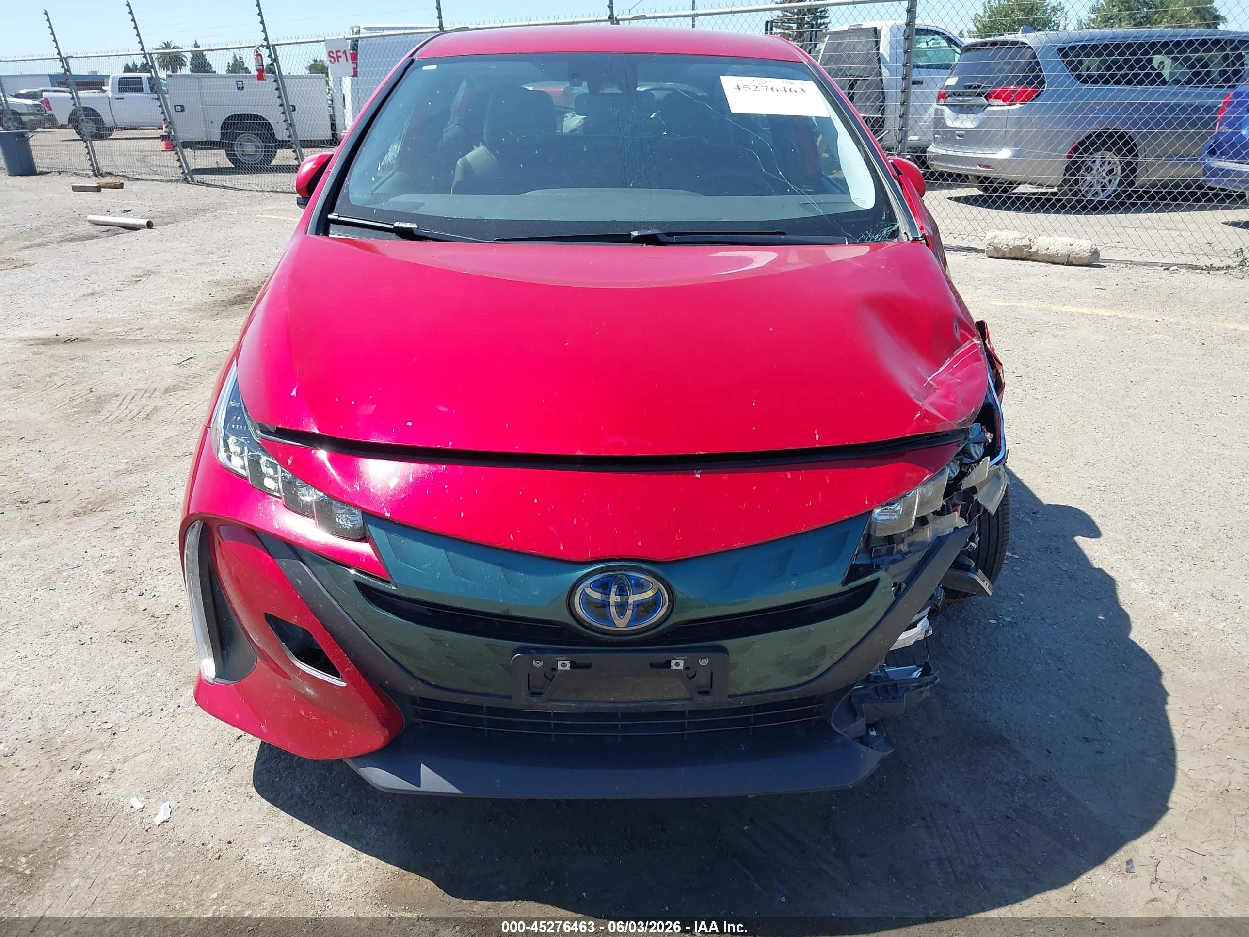 2020 Toyota Prius Prime Xle Красный vin: JTDKARFP1L3128295