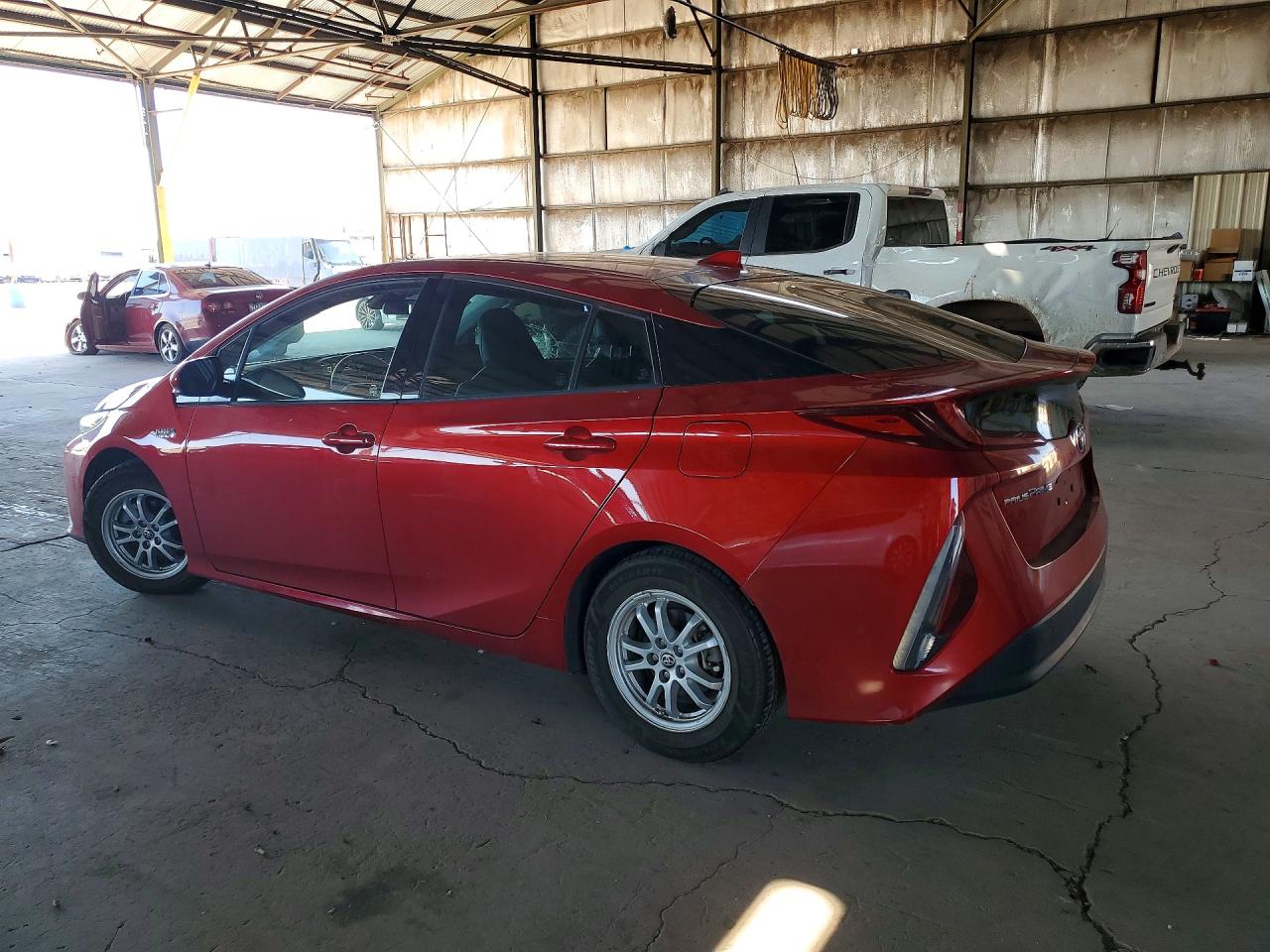 2017 Toyota Prius Prime Premium Maroon vin: JTDKARFP2H3008450
