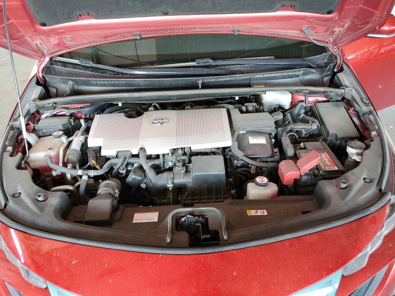 2017 Toyota Prius Prime Premium Maroon vin: JTDKARFP2H3008450