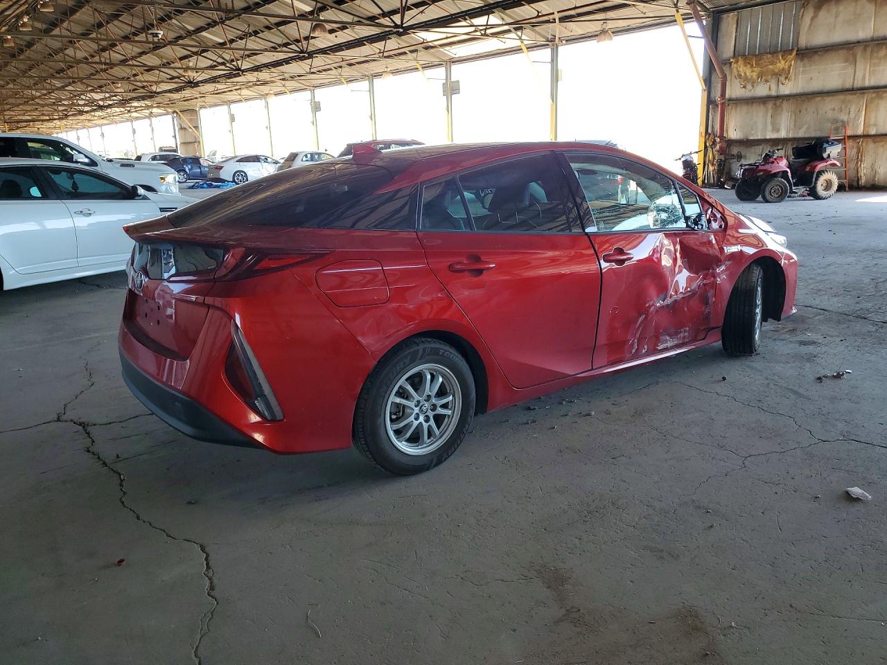 2017 Toyota Prius Prime Premium Maroon vin: JTDKARFP2H3008450