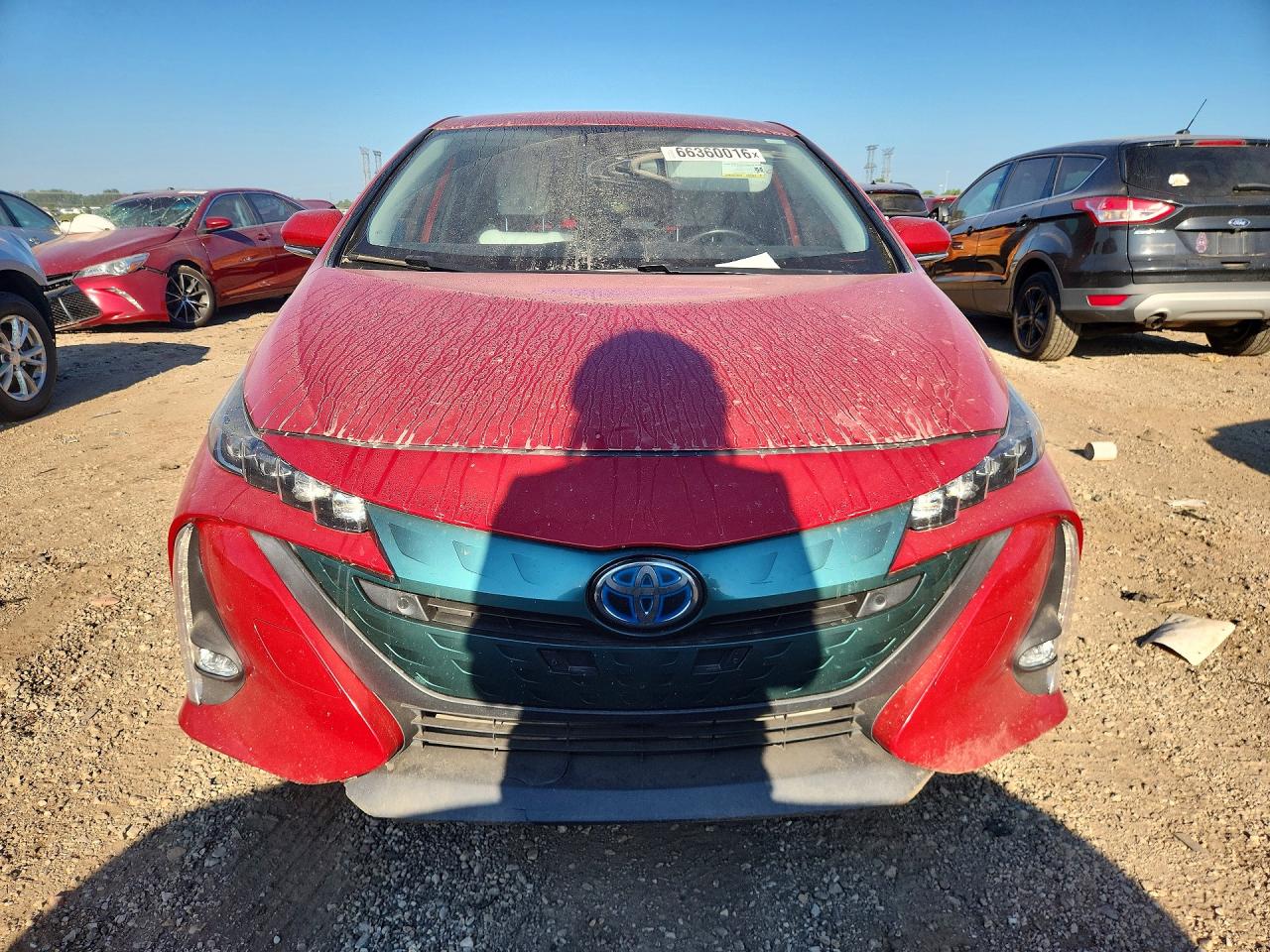2020 Toyota Prius Prime Limited Red vin: JTDKARFP2L3120609