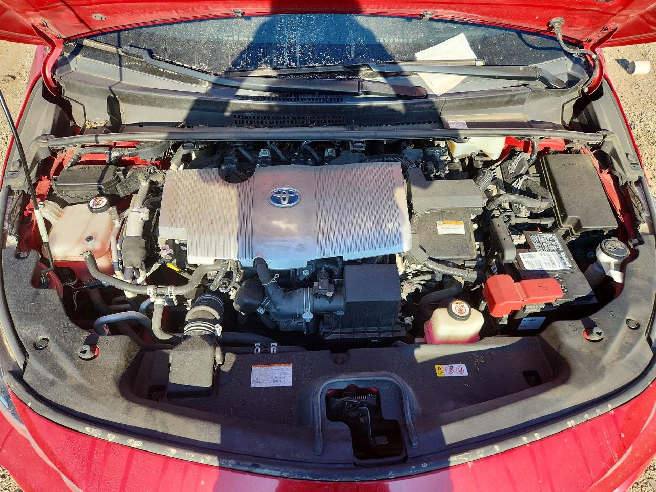 2020 Toyota Prius Prime Limited Red vin: JTDKARFP2L3120609