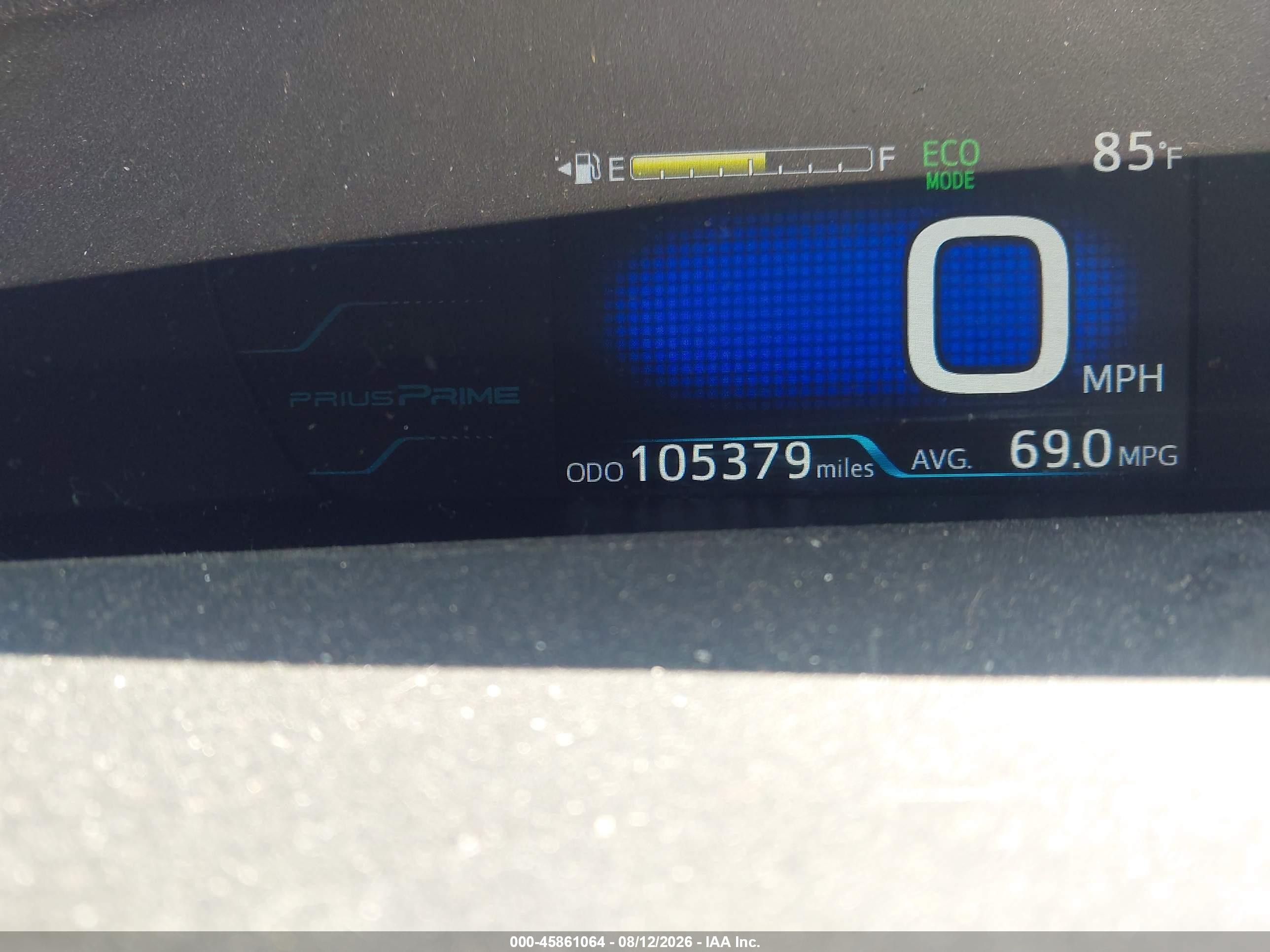 2018 Toyota Prius Prime Plus Blue vin: JTDKARFP3J3083096