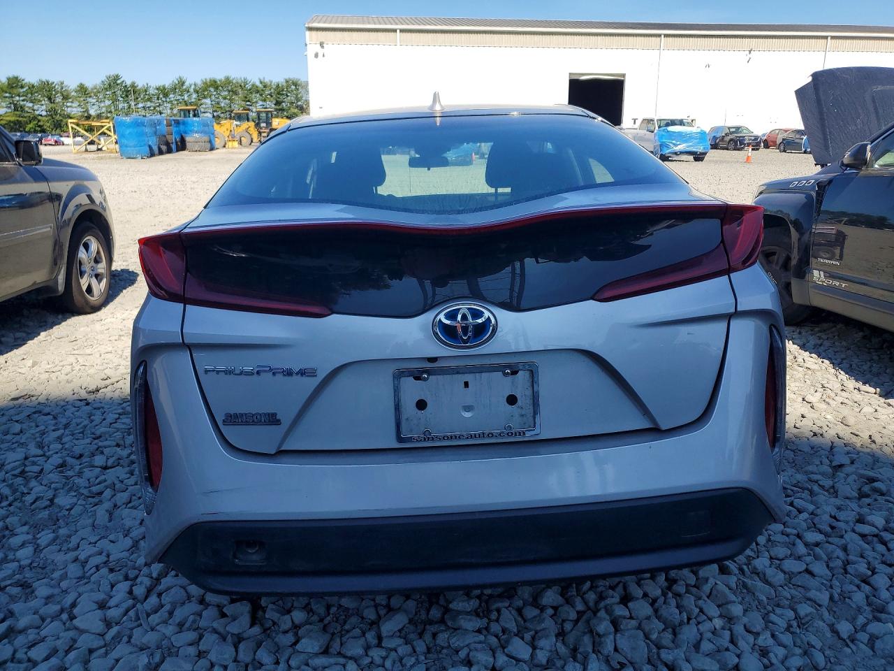 2018 Toyota Prius Prime Plus Silver vin: JTDKARFP6J3097767