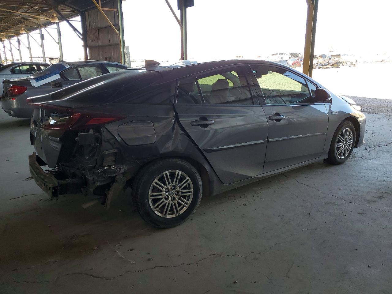 2019 Toyota Prius Prime Advanced Gray vin: JTDKARFP7K3108535