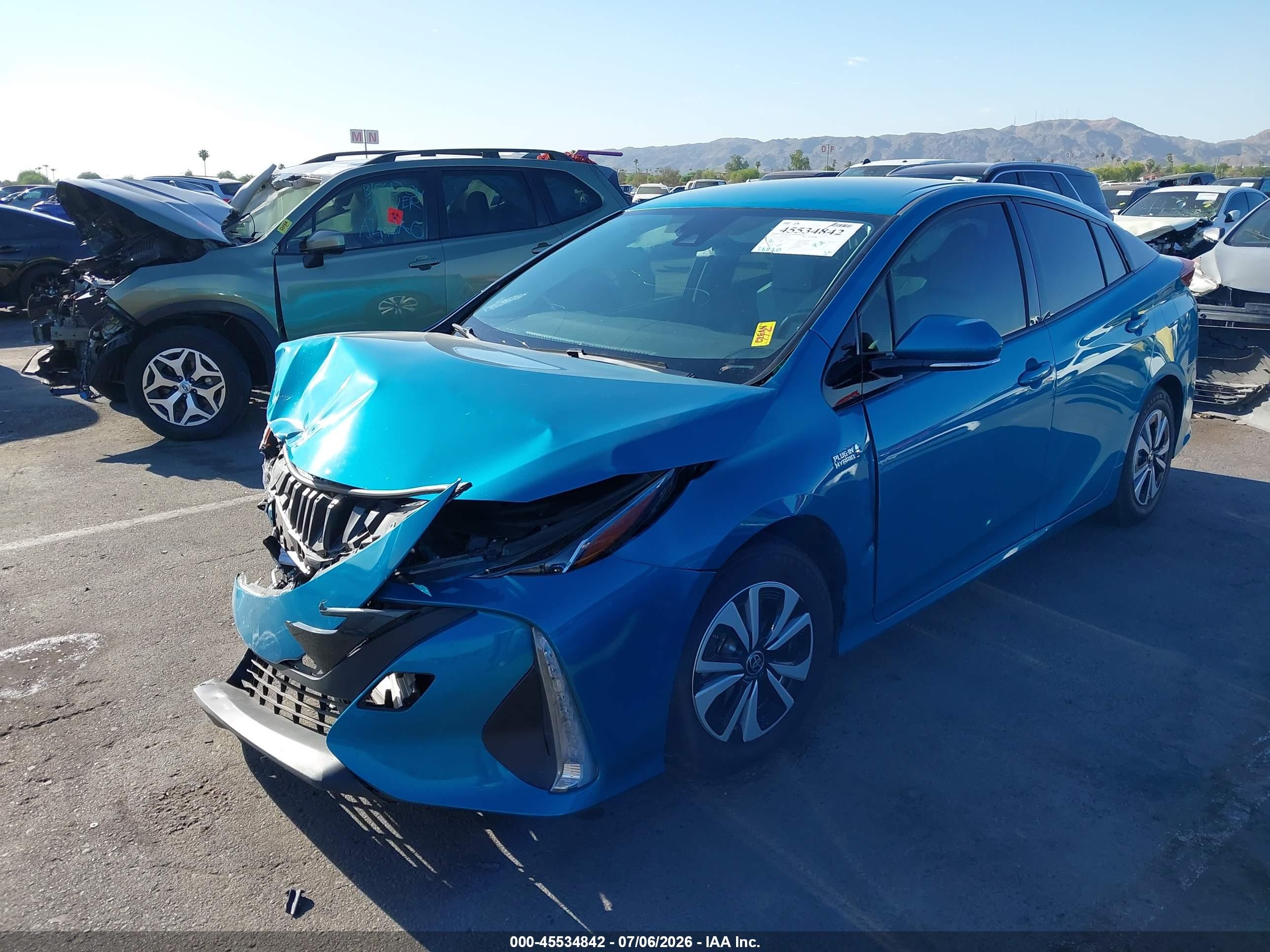 2019 Toyota Prius Prime Plus Black vin: JTDKARFP7K3112651