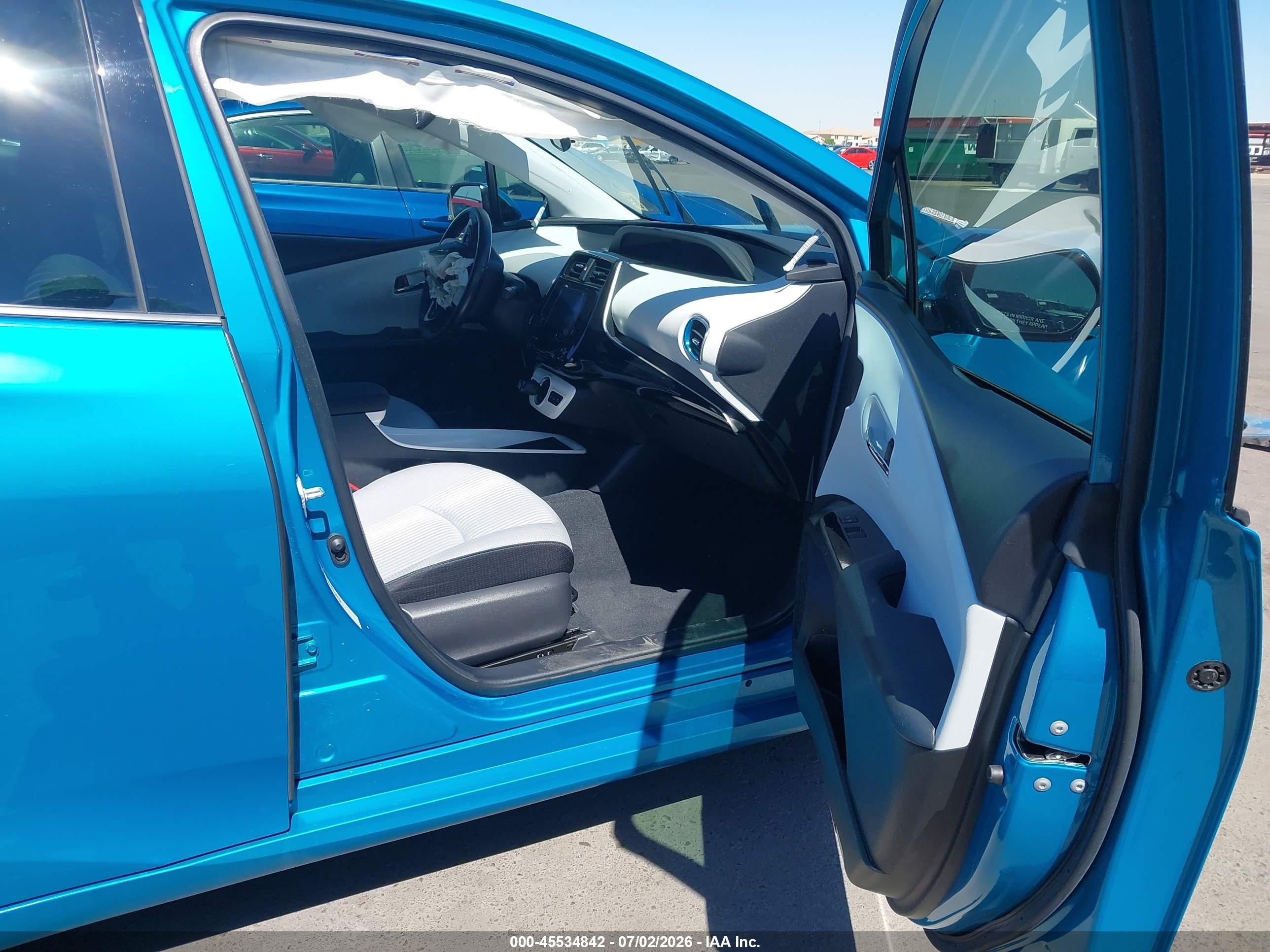 2019 Toyota Prius Prime Plus Black vin: JTDKARFP7K3112651