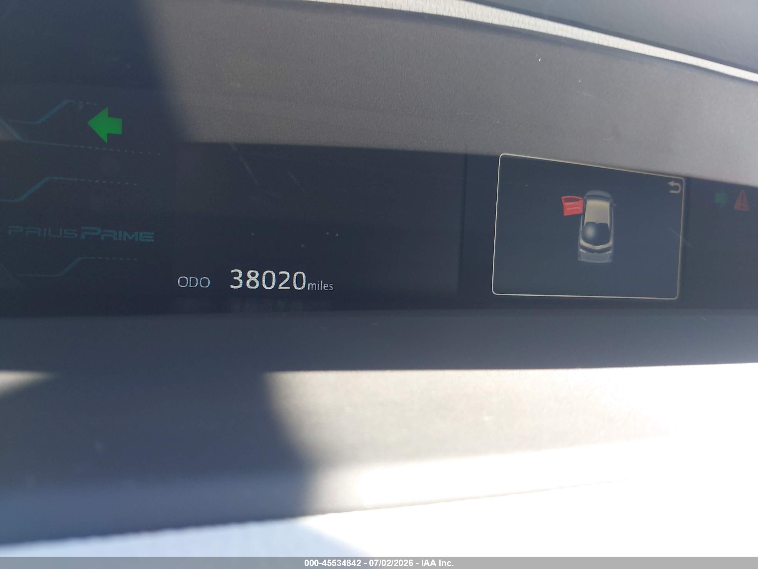 2019 Toyota Prius Prime Plus Black vin: JTDKARFP7K3112651