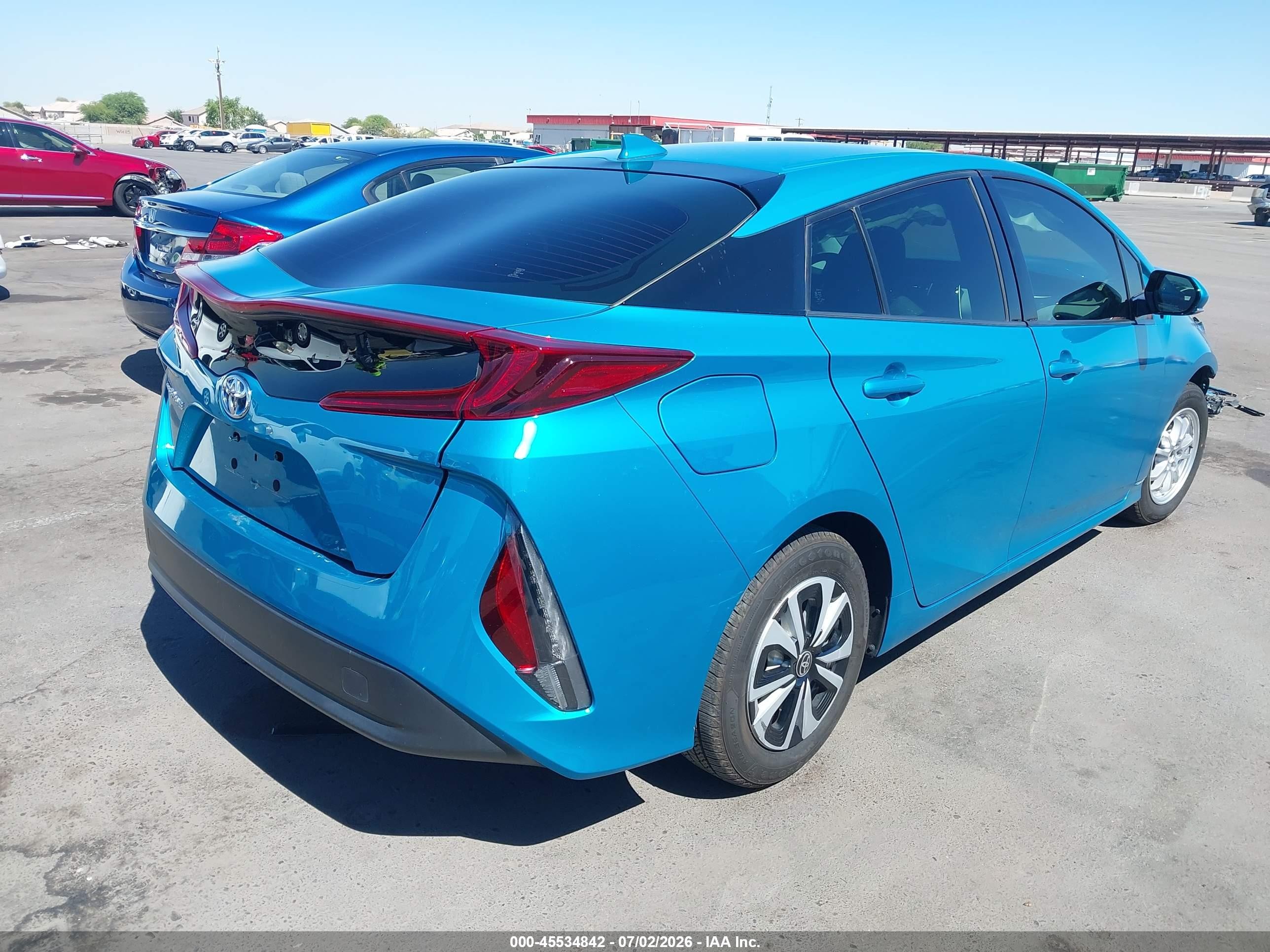 2019 Toyota Prius Prime Plus Black vin: JTDKARFP7K3112651