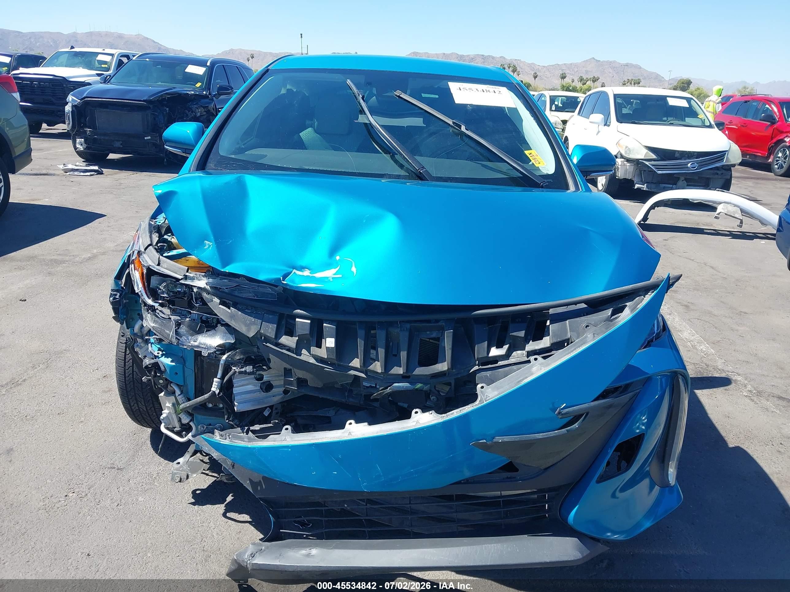 2019 Toyota Prius Prime Plus Black vin: JTDKARFP7K3112651