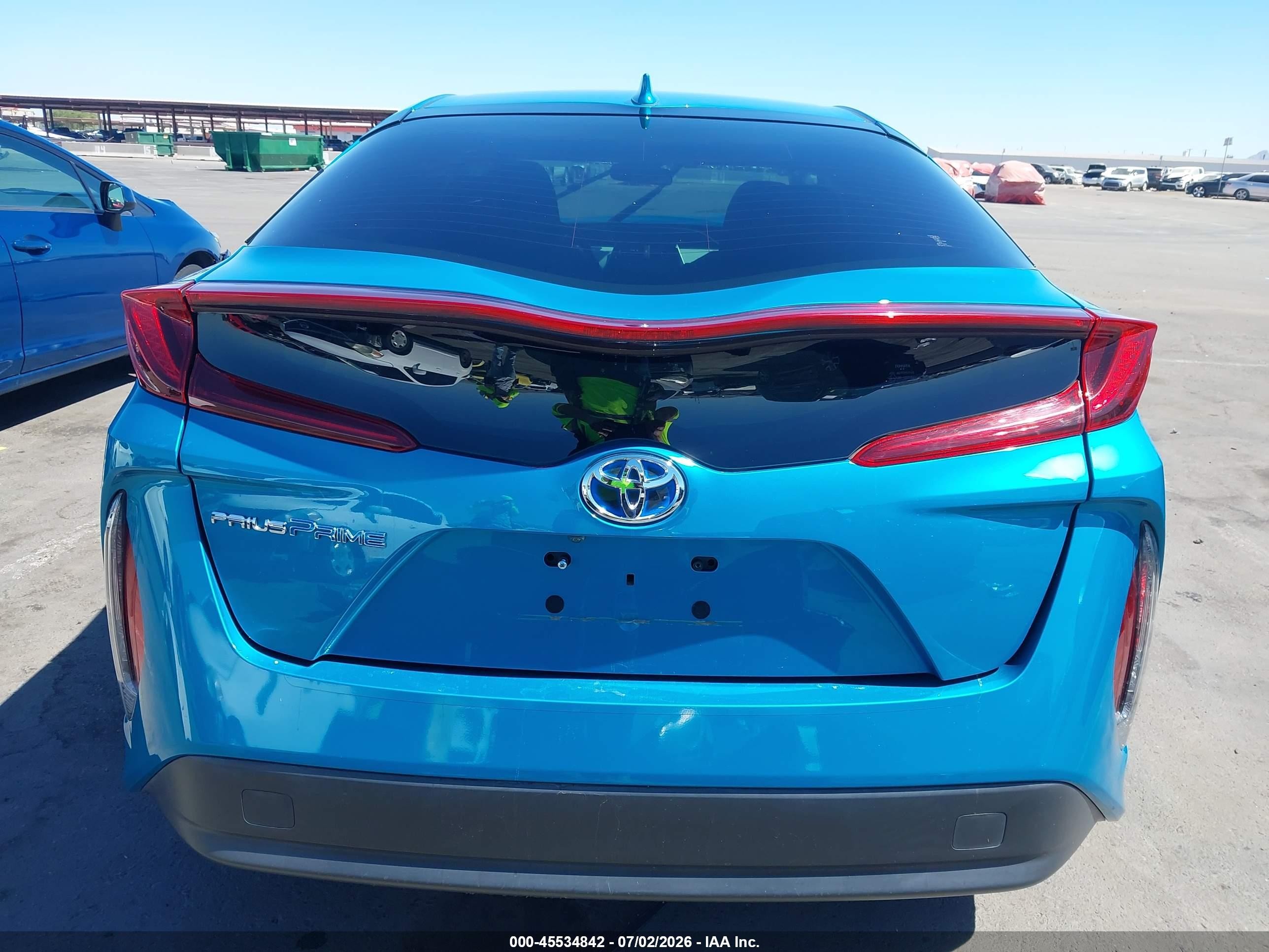 2019 Toyota Prius Prime Plus Black vin: JTDKARFP7K3112651
