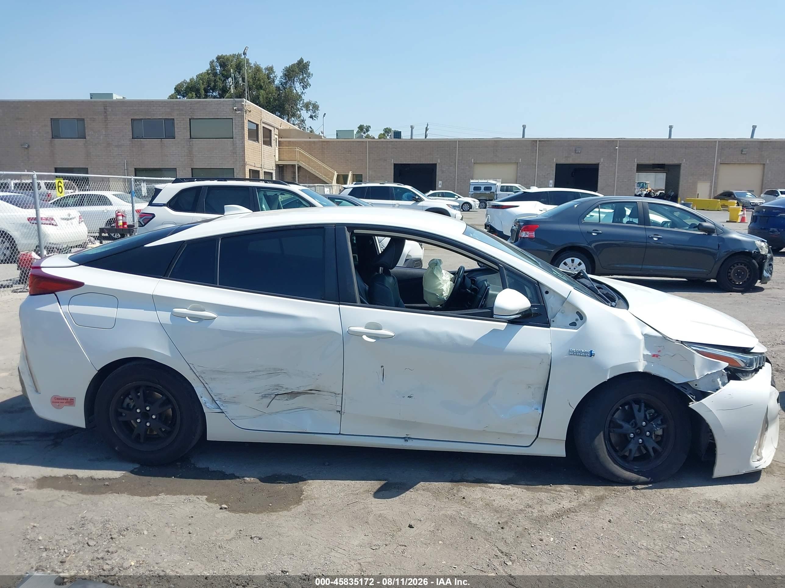 2020 Toyota Prius Prime Xle White vin: JTDKARFP7L3120279