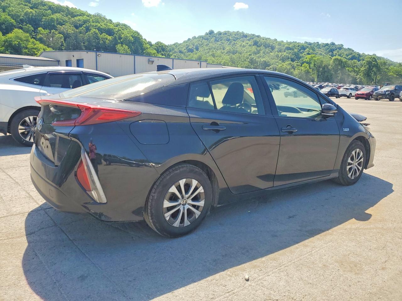 2020 Toyota Prius Prime Le Черный vin: JTDKARFP7L3155453