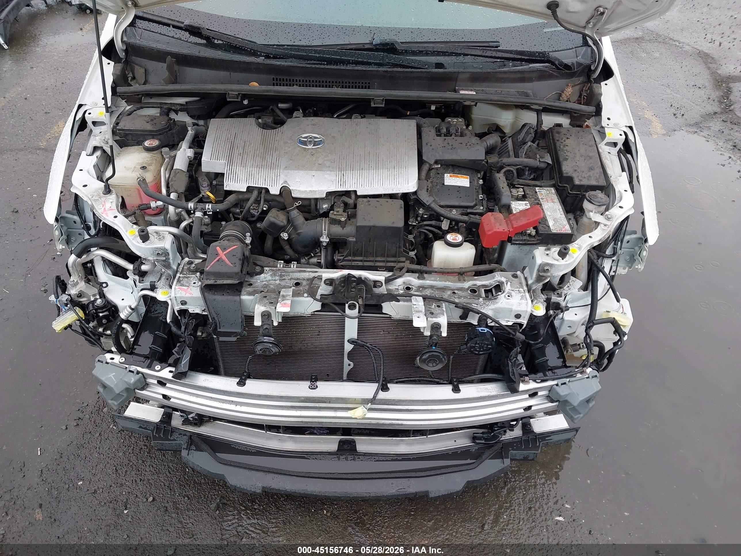 2020 Toyota Prius Prime Le Белый vin: JTDKARFP7L3159373