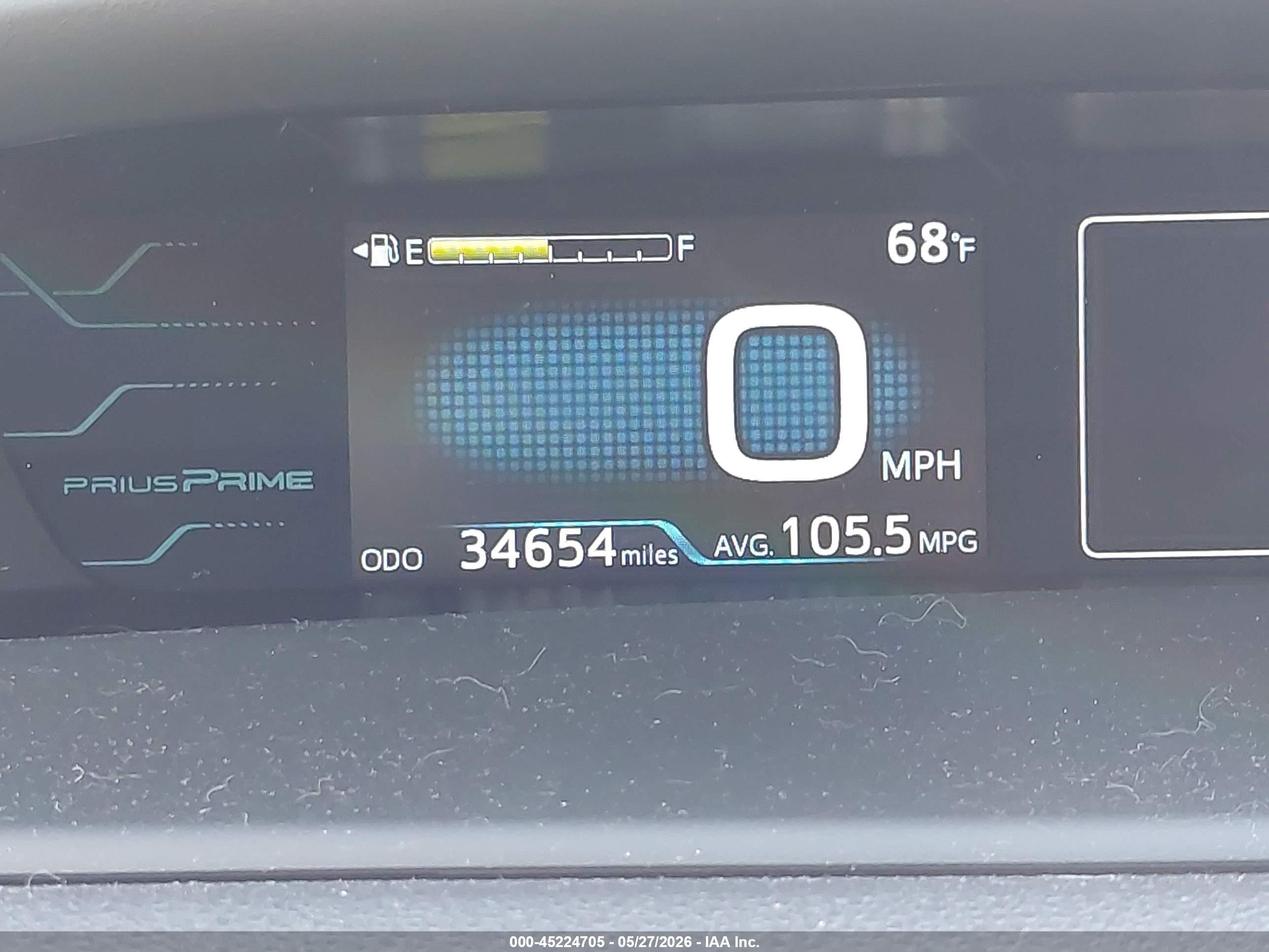 2019 Toyota Prius Prime Plus Gray vin: JTDKARFP8K3108849