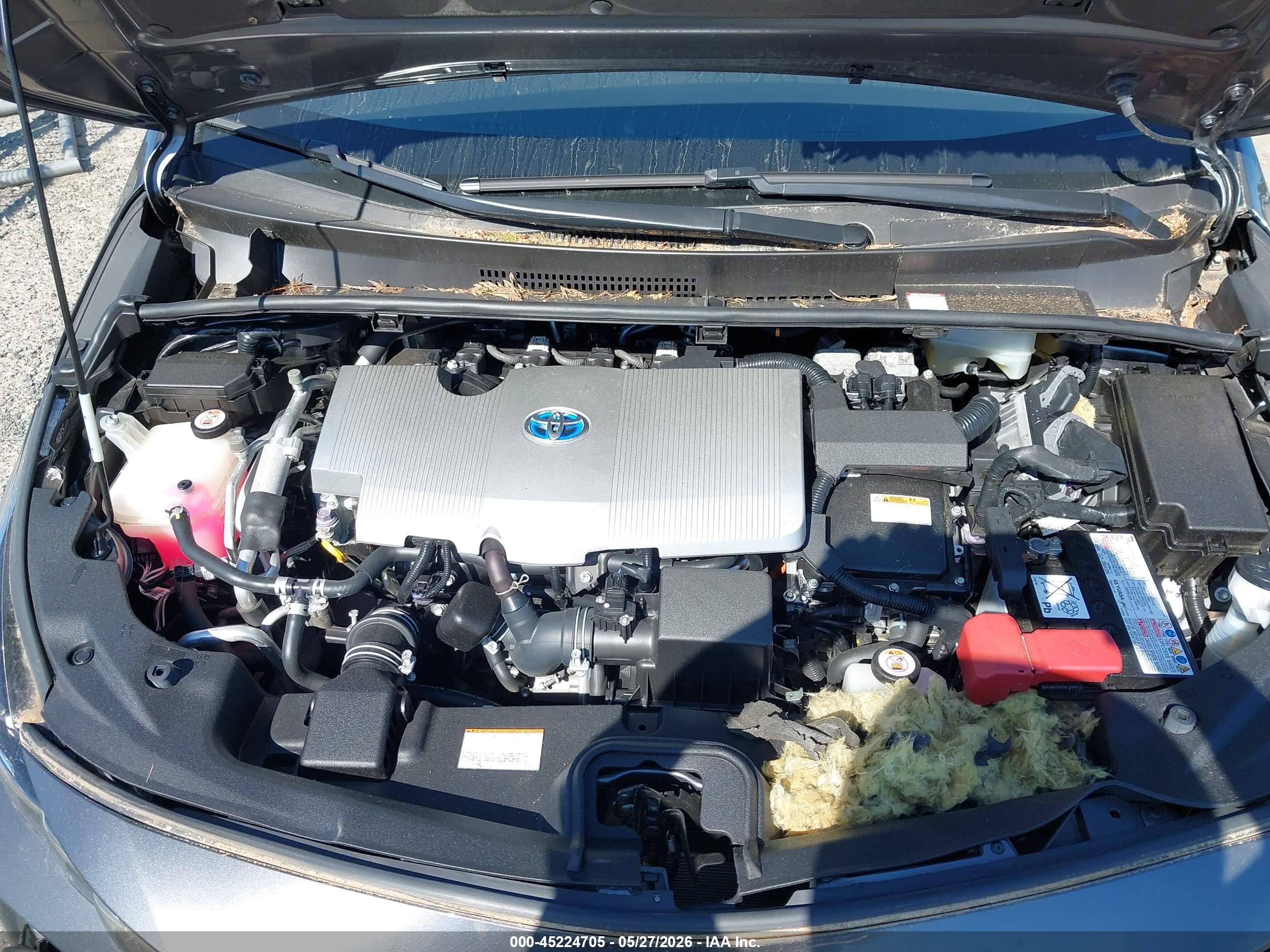 2019 Toyota Prius Prime Plus Gray vin: JTDKARFP8K3108849