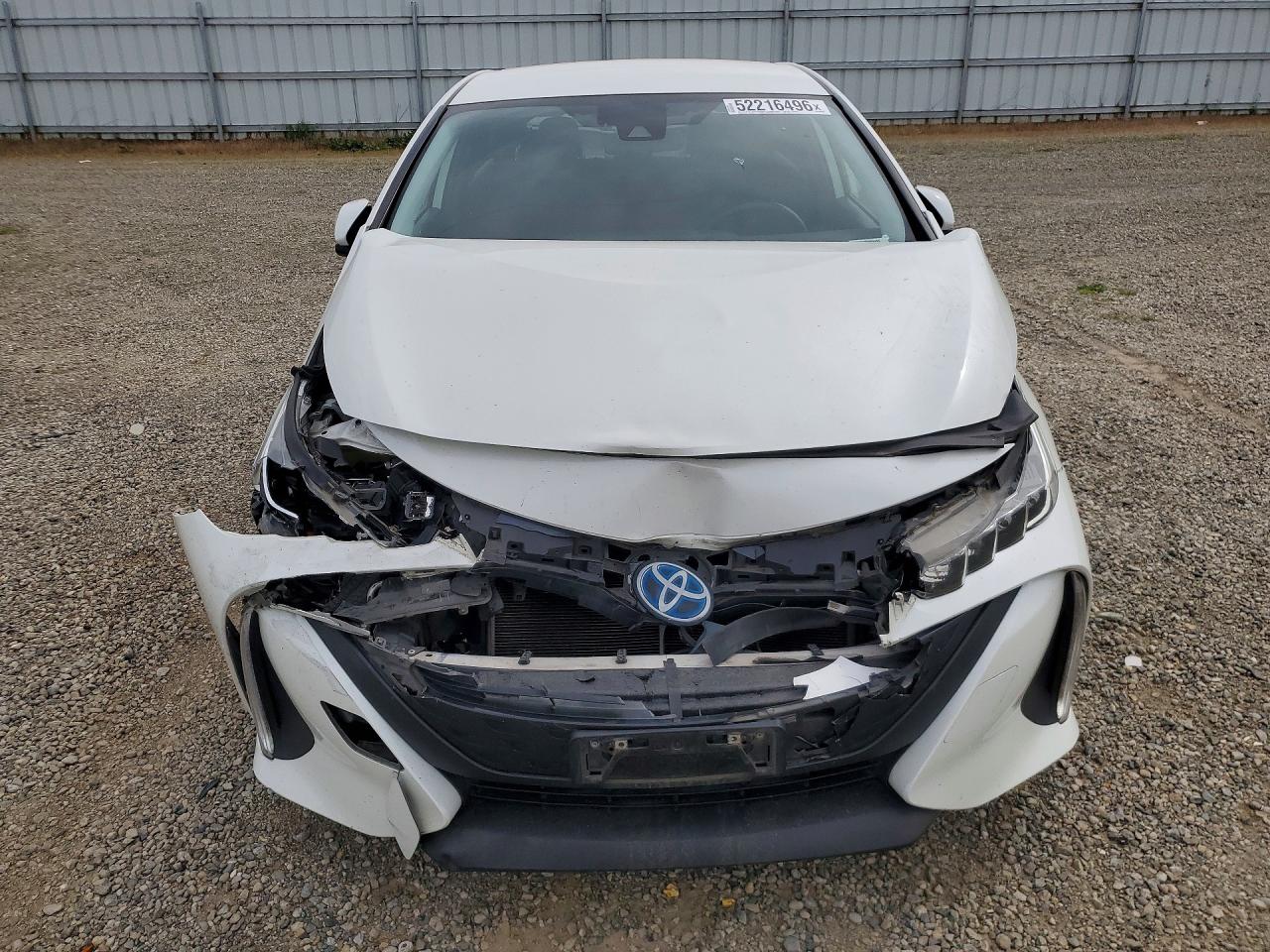 2020 Toyota Prius Prime Le White vin: JTDKARFP9L3137617