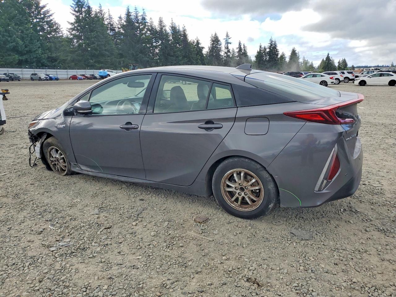 2018 Toyota Prius Prime Advanced Gray vin: JTDKARFPXJ3070359