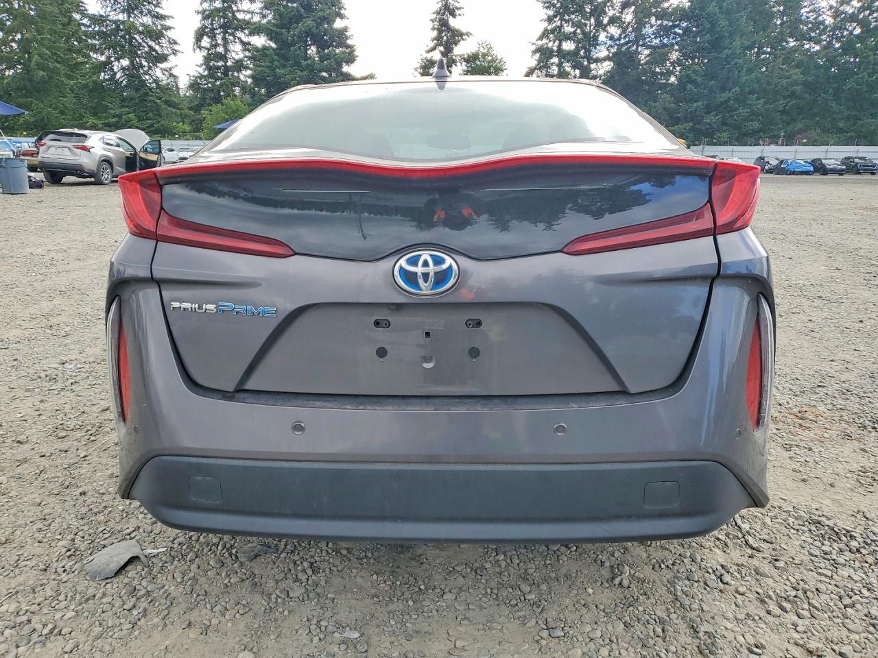 2018 Toyota Prius Prime Advanced Gray vin: JTDKARFPXJ3070359