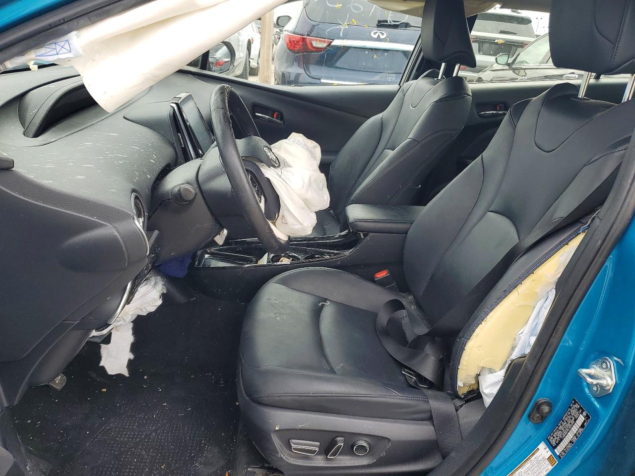 2018 Toyota Prius Prime Advanced Blue vin: JTDKARFPXJ3072399