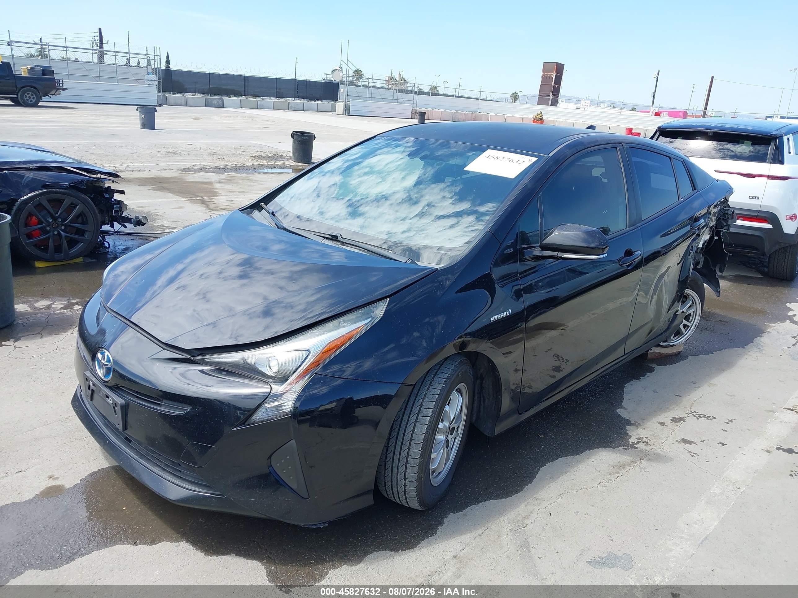 2016 Toyota Prius Three Black vin: JTDKARFU0G3520874