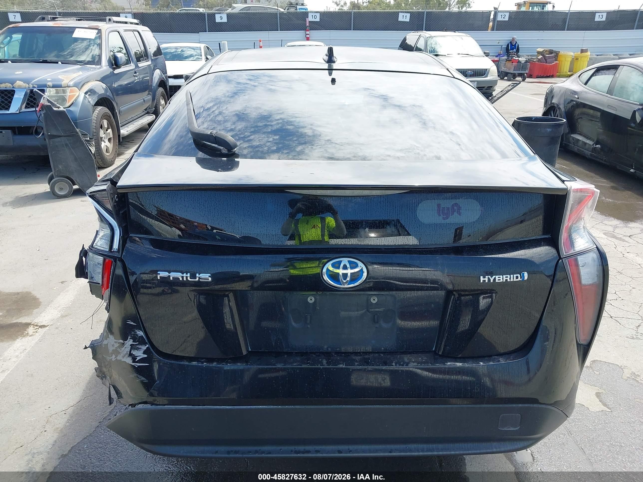 2016 Toyota Prius Three Black vin: JTDKARFU0G3520874