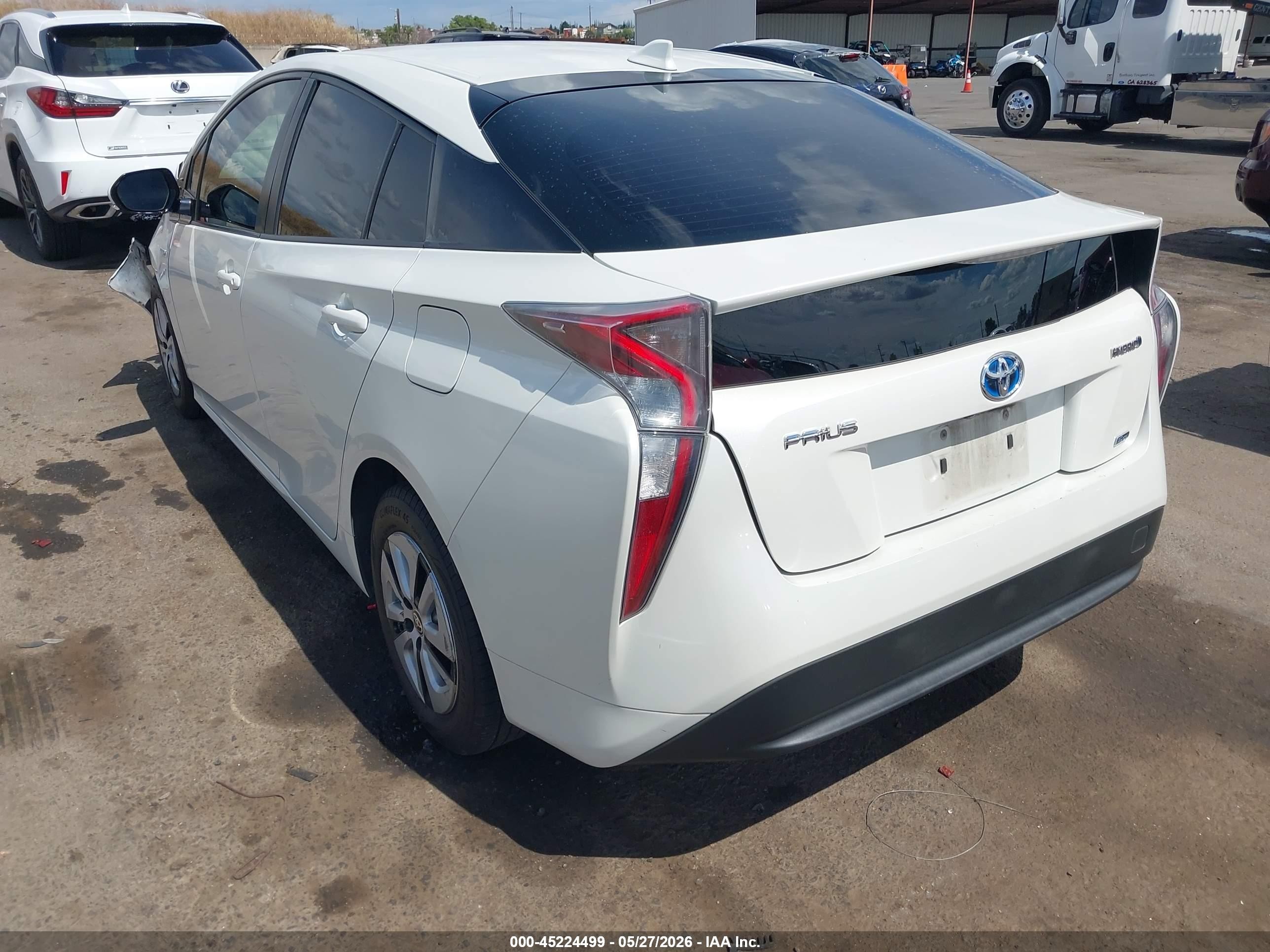 2017 Toyota Prius Two Eco Белый vin: JTDKARFU0H3532444
