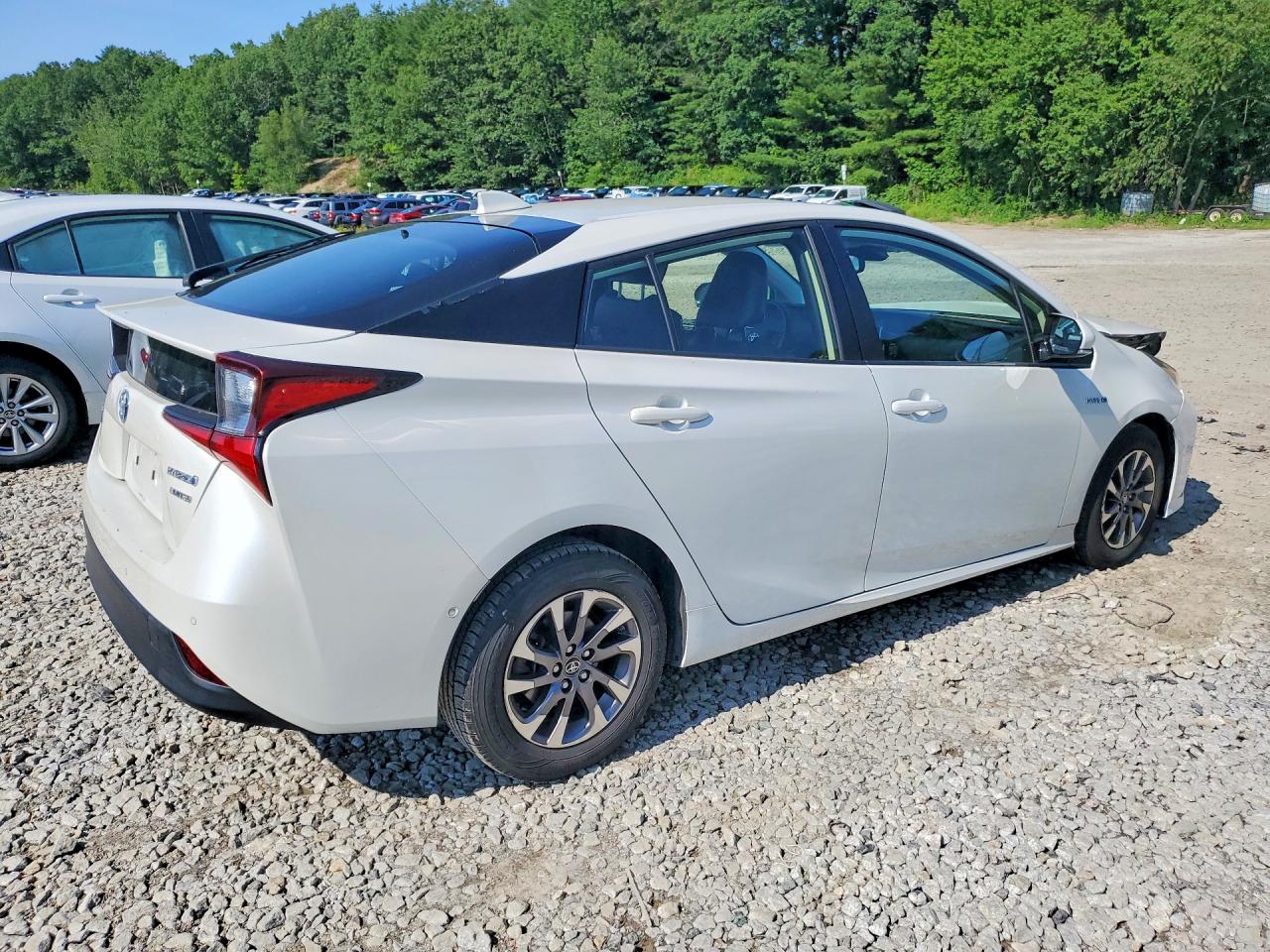 2019 Toyota Prius Limited White vin: JTDKARFU0K3083256