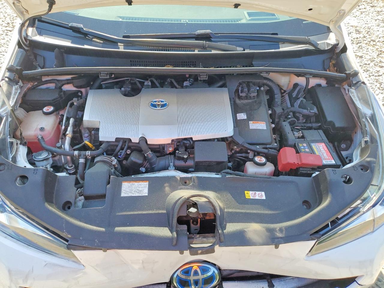 2019 Toyota Prius Limited White vin: JTDKARFU0K3083256